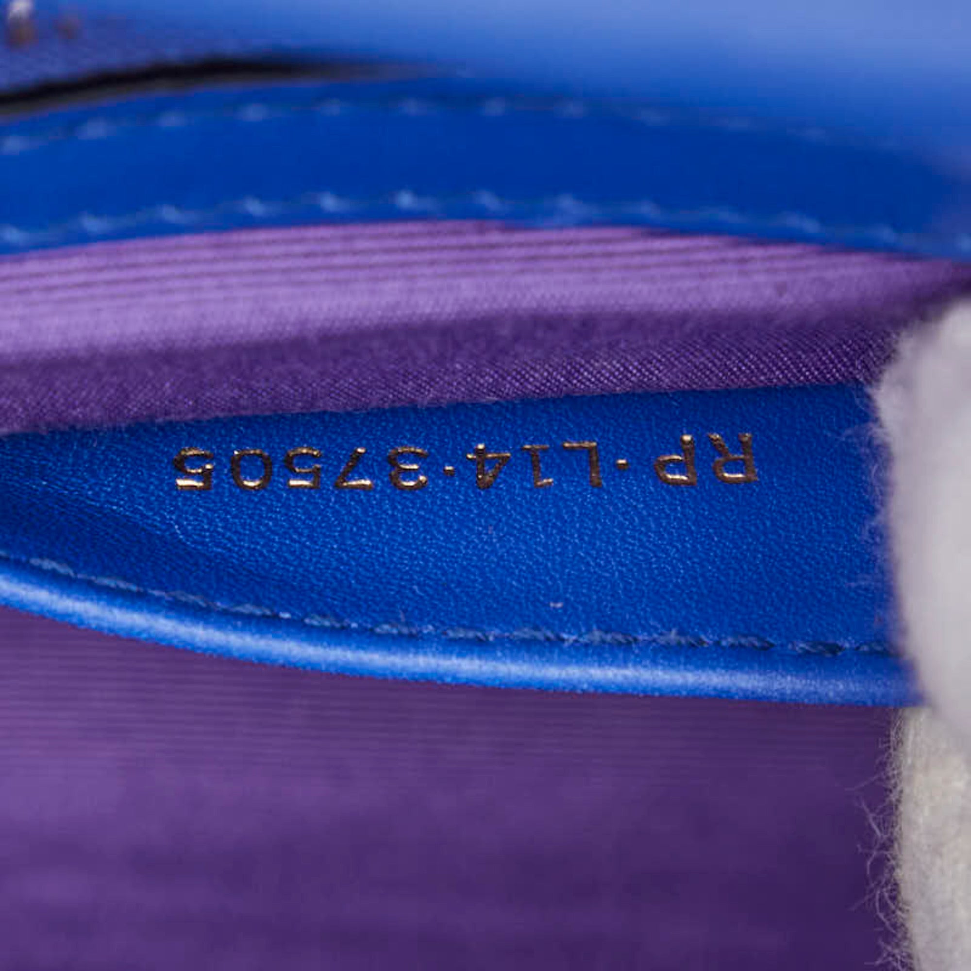 Bvlgari Blue Leather Shoulder Bag (Pre-Owned)