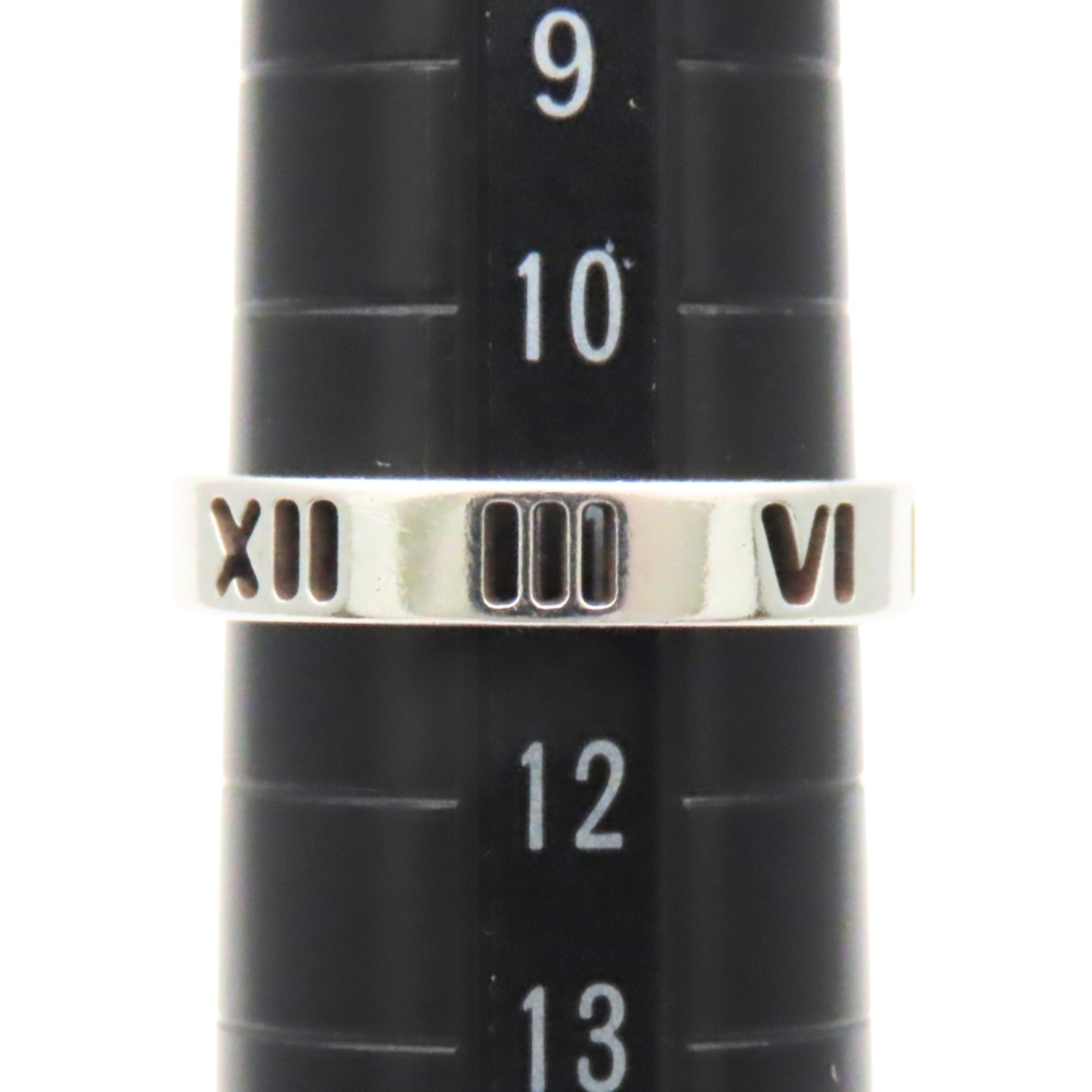 Tiffany Atlas Silver Silver 925 Band Ring (Pre-Owned)