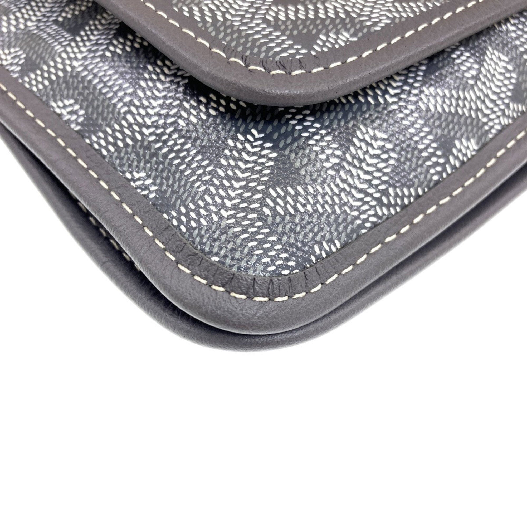 Goyard Gray Coated Canvas Pouch Shoulder Bag (Pre-Owned)