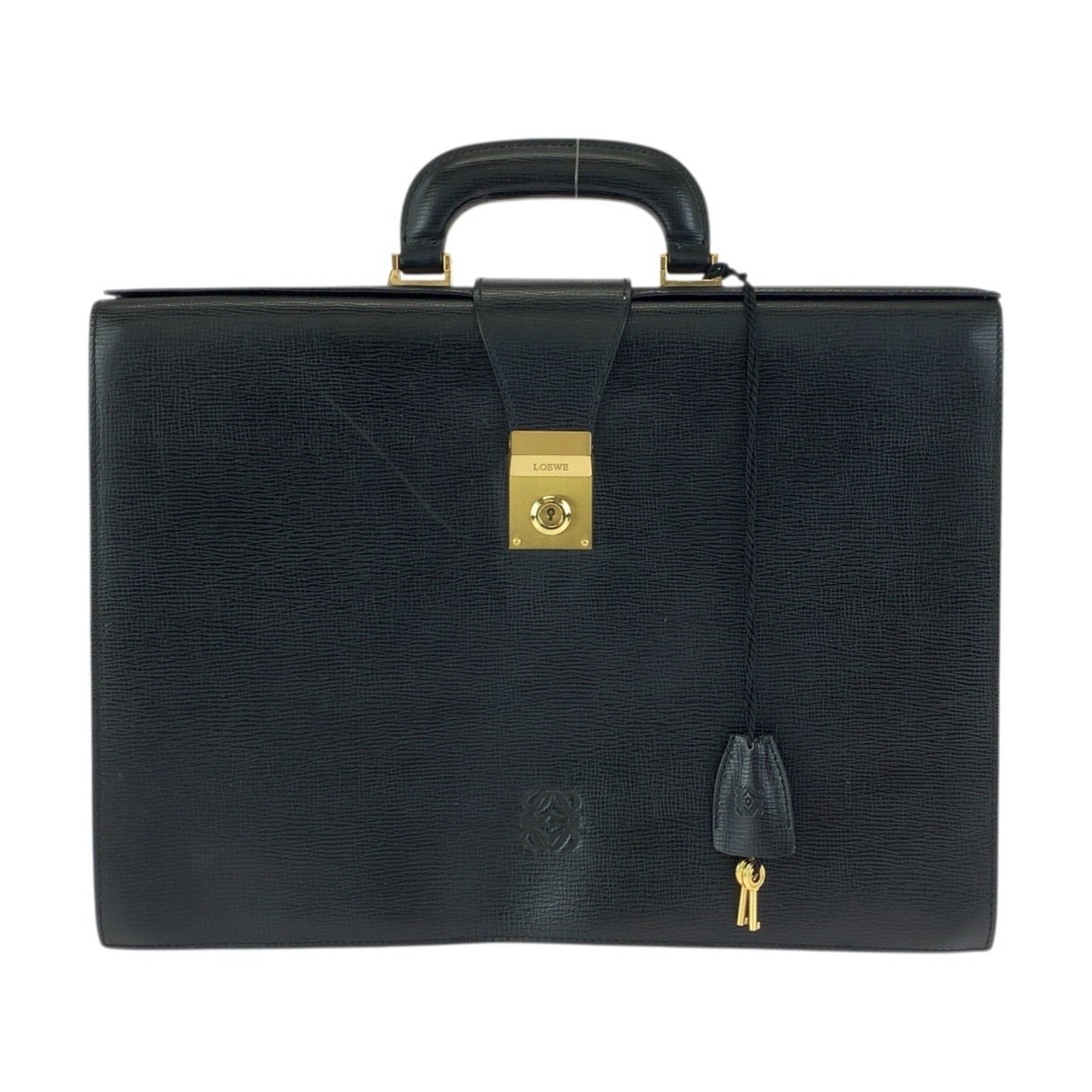 Loewe Black Leather Briefcase (Pre-Owned)
