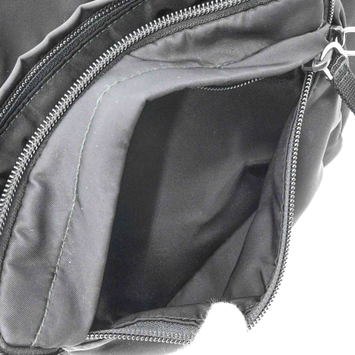 Prada Black Nylon Fanny Pack Sling Bag (Pre-Owned)