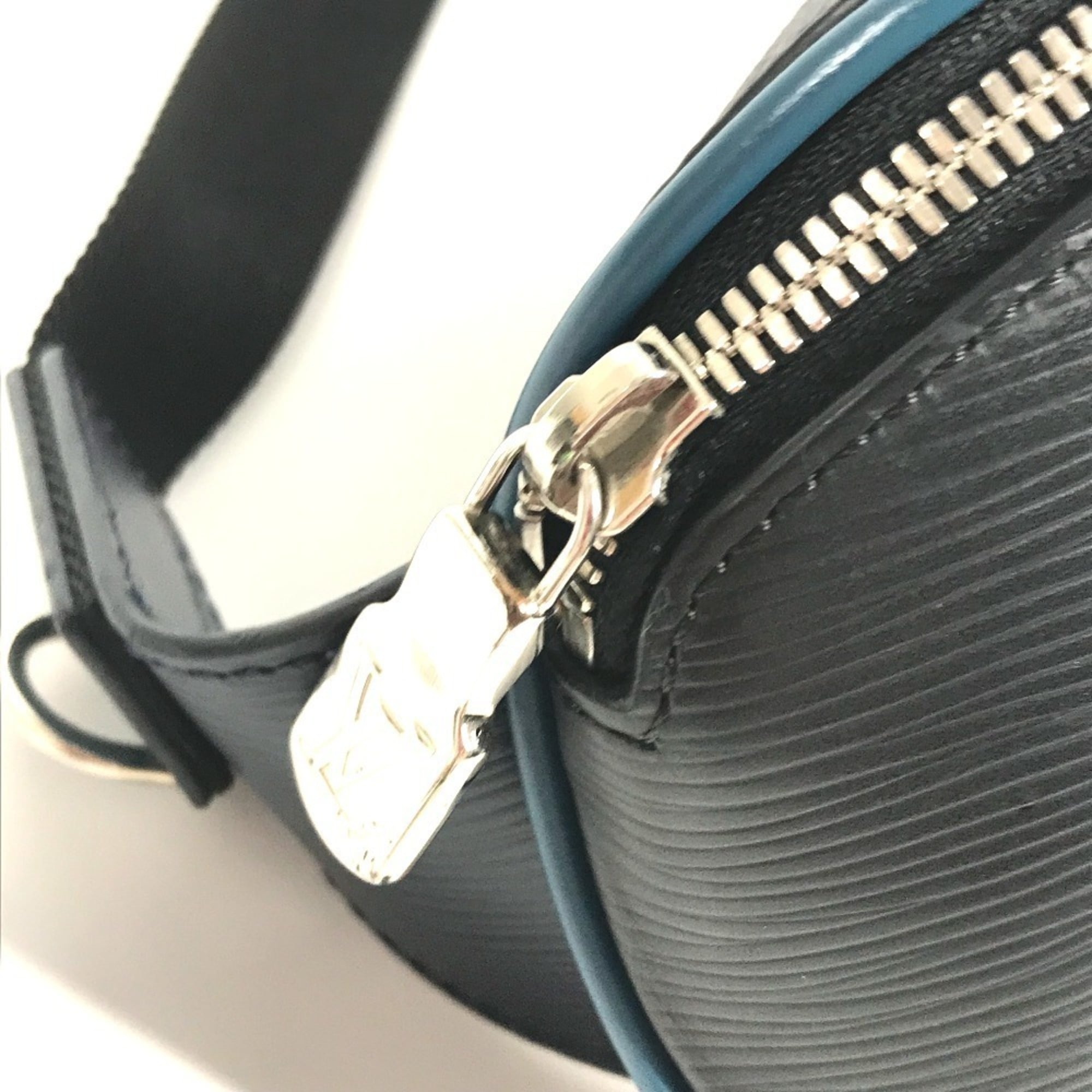 Louis Vuitton Blue Monogram Eclipse Navy Monogram Eclipse Epi Leather Fanny Pack Shoulder Bag (Pre-Owned)