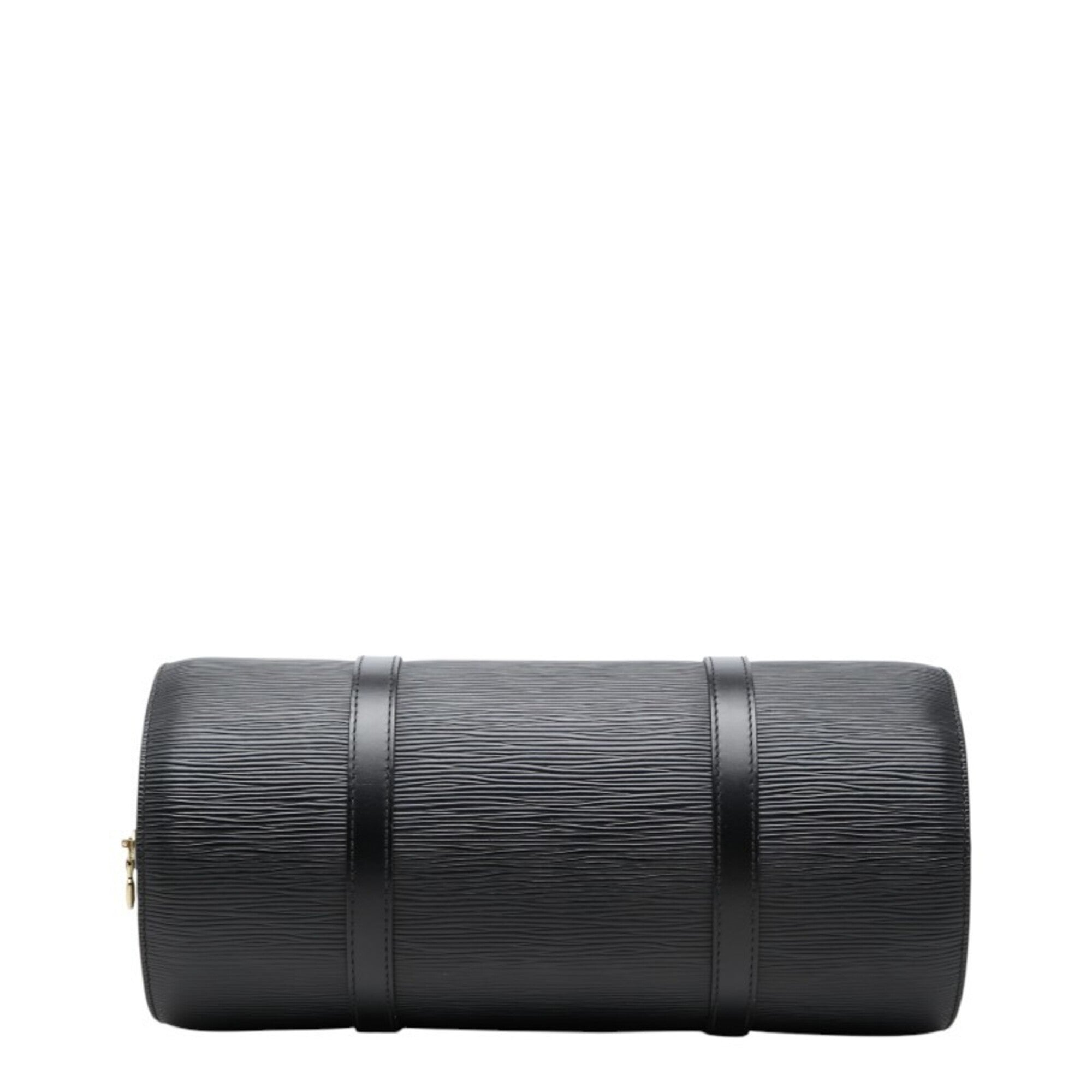 Louis Vuitton Black Noir Leather Handbag (Pre-Owned)
