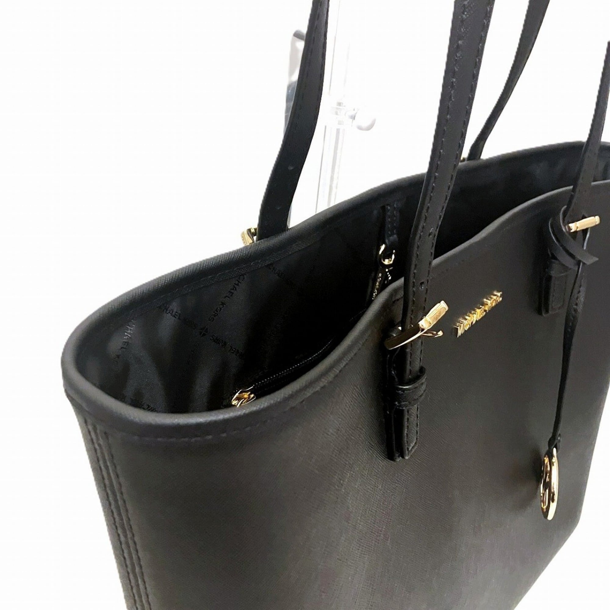 Michael Kors Black Pvc Tote Bag (Pre-Owned)