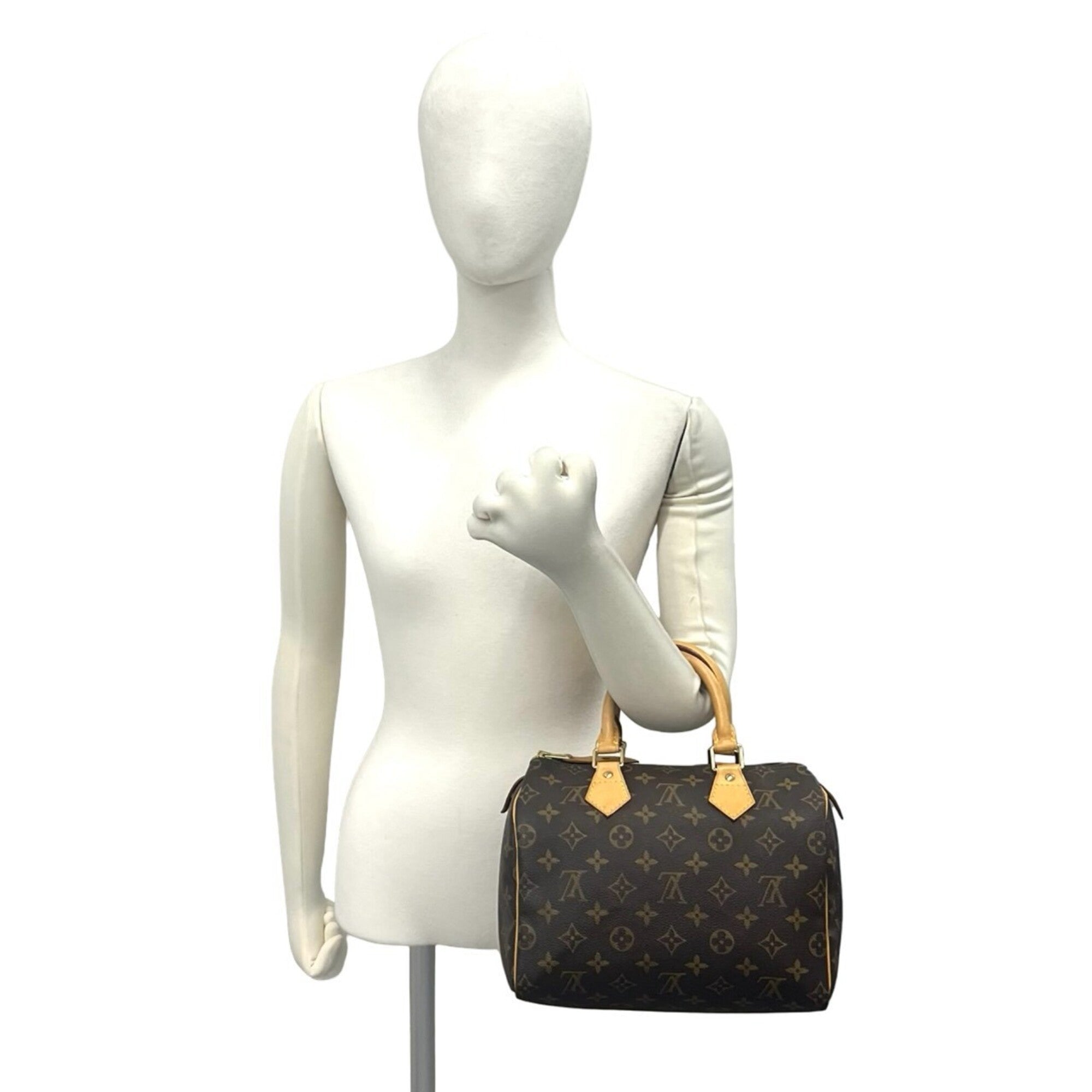 Louis Vuitton Brown Leather Pvc Boston Bag Handbag (Pre-Owned)