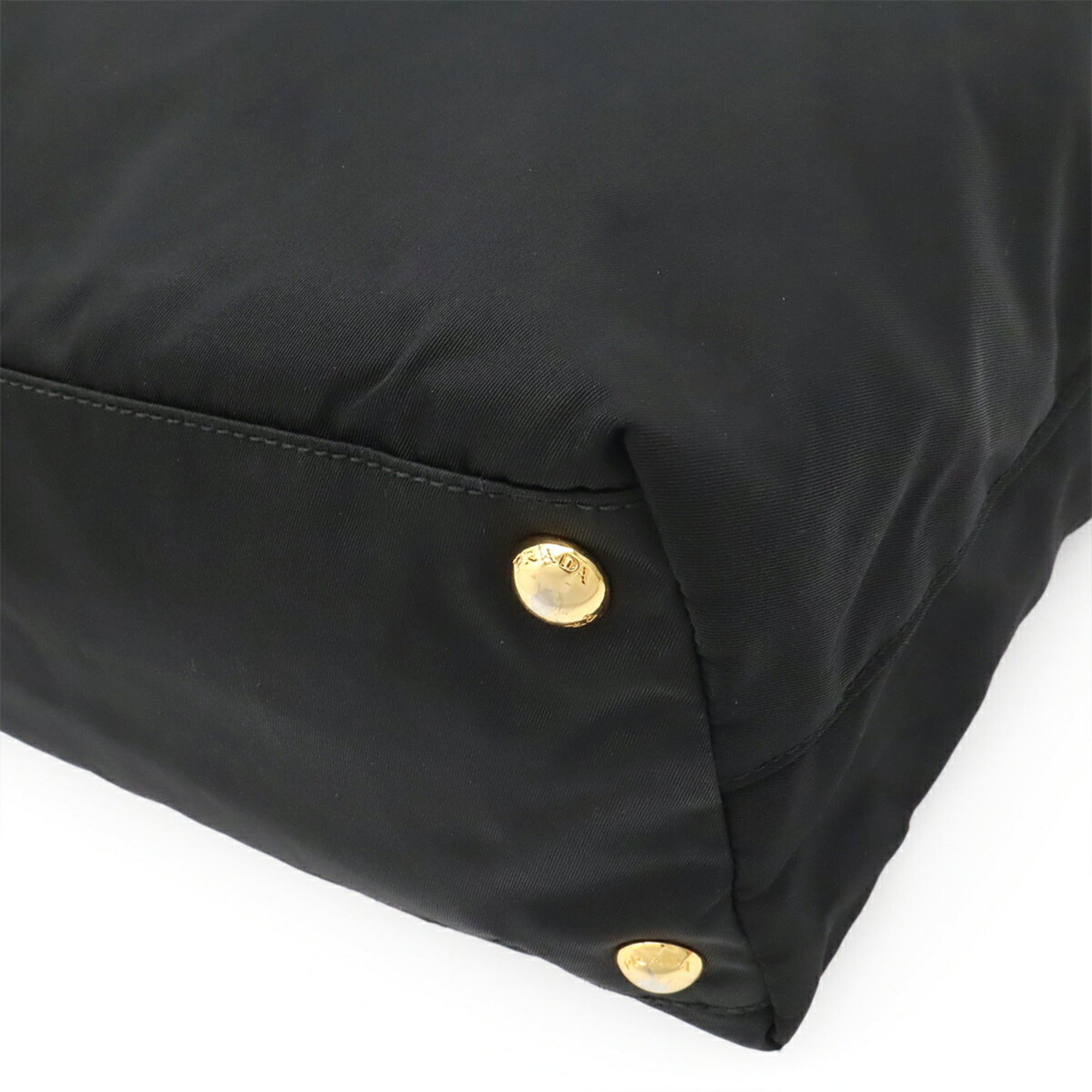 Prada Black Nero Nylon Shoulder Bag Tote Bag (Pre-Owned)