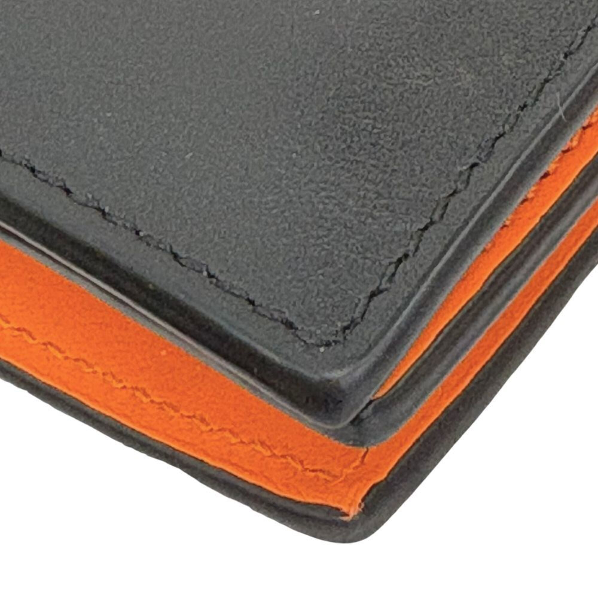 Loewe Black Orange Leather Wallet (Bi-Fold) (Pre-Owned)