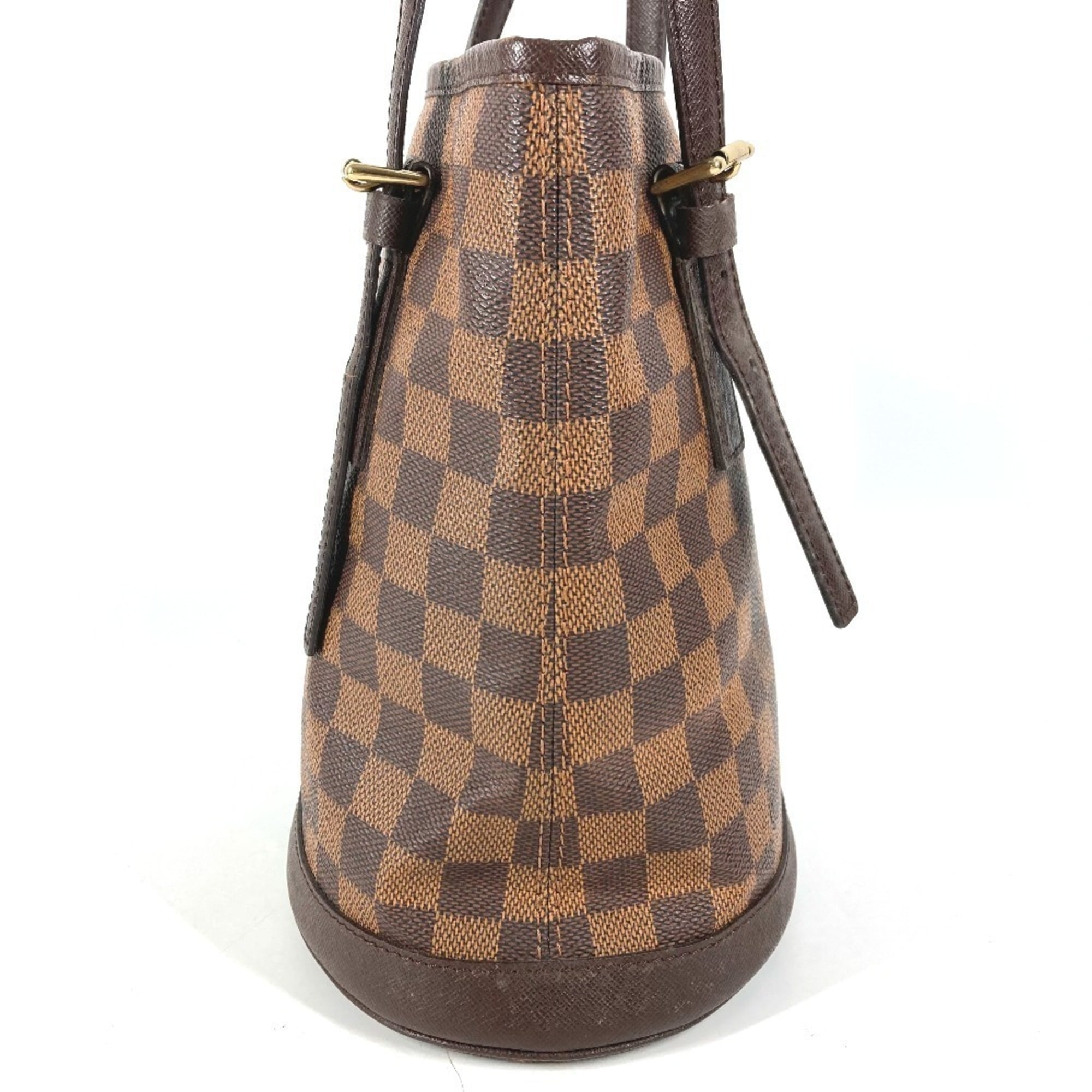 Louis Vuitton Brown Ebene Damier Canvas Shoulder Bag Tote Bag (Pre-Owned)