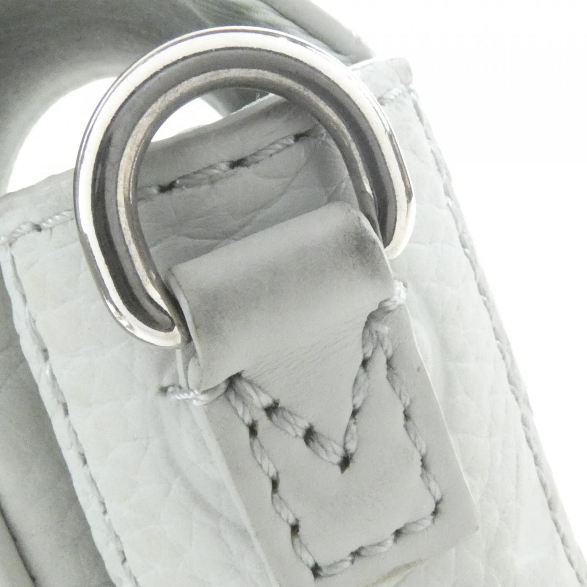 Louis Vuitton Gris Leather Shoulder Bag (Pre-Owned)