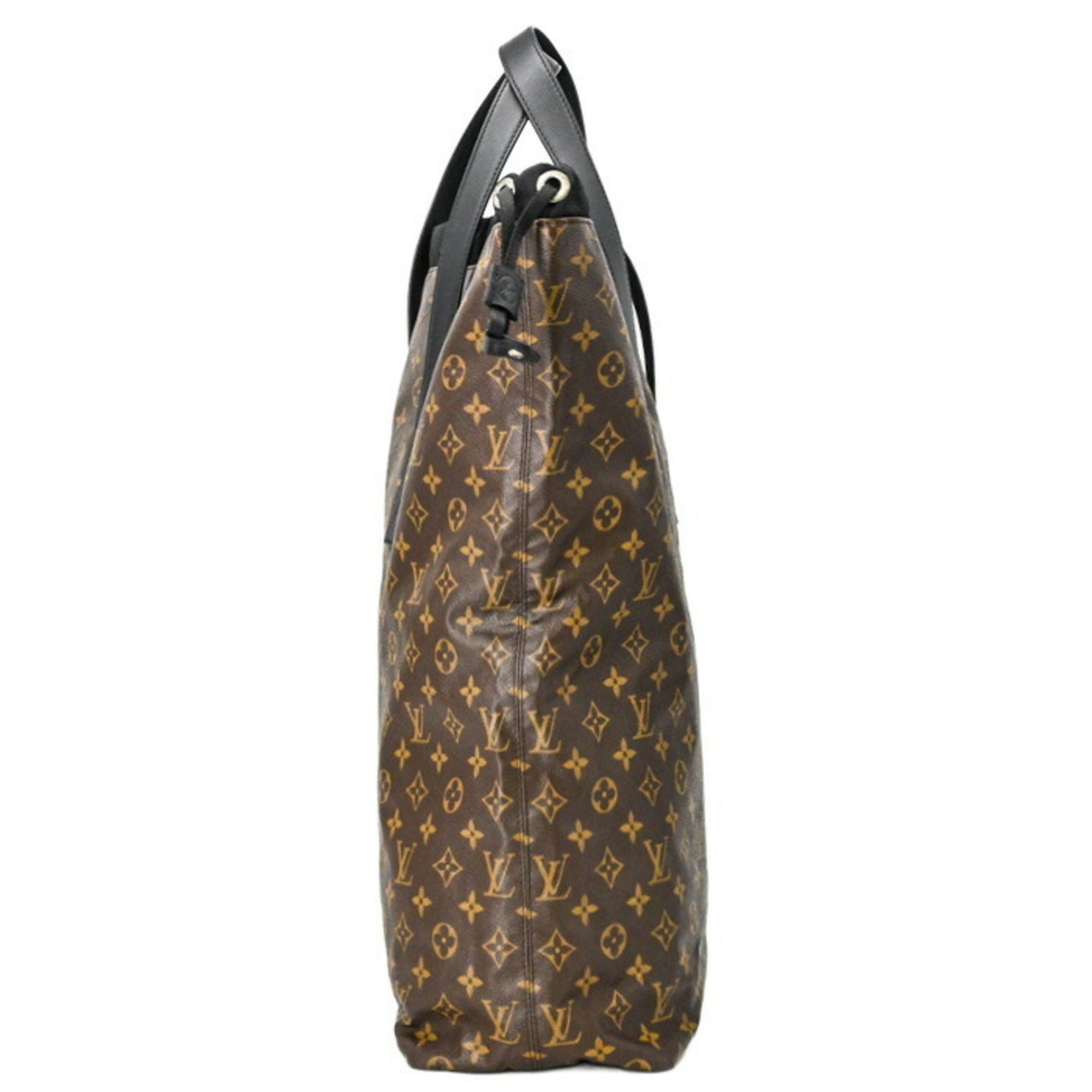 Louis Vuitton Brown Monogram Macassar Canvas Pouch Tote Bag (Pre-Owned)