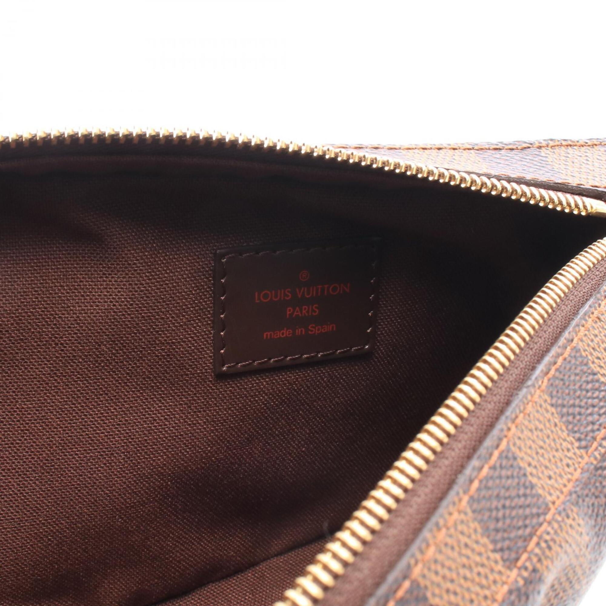 Louis Vuitton Brown Ebene Coated Canvas Fanny Pack Handbag (Pre-Owned)