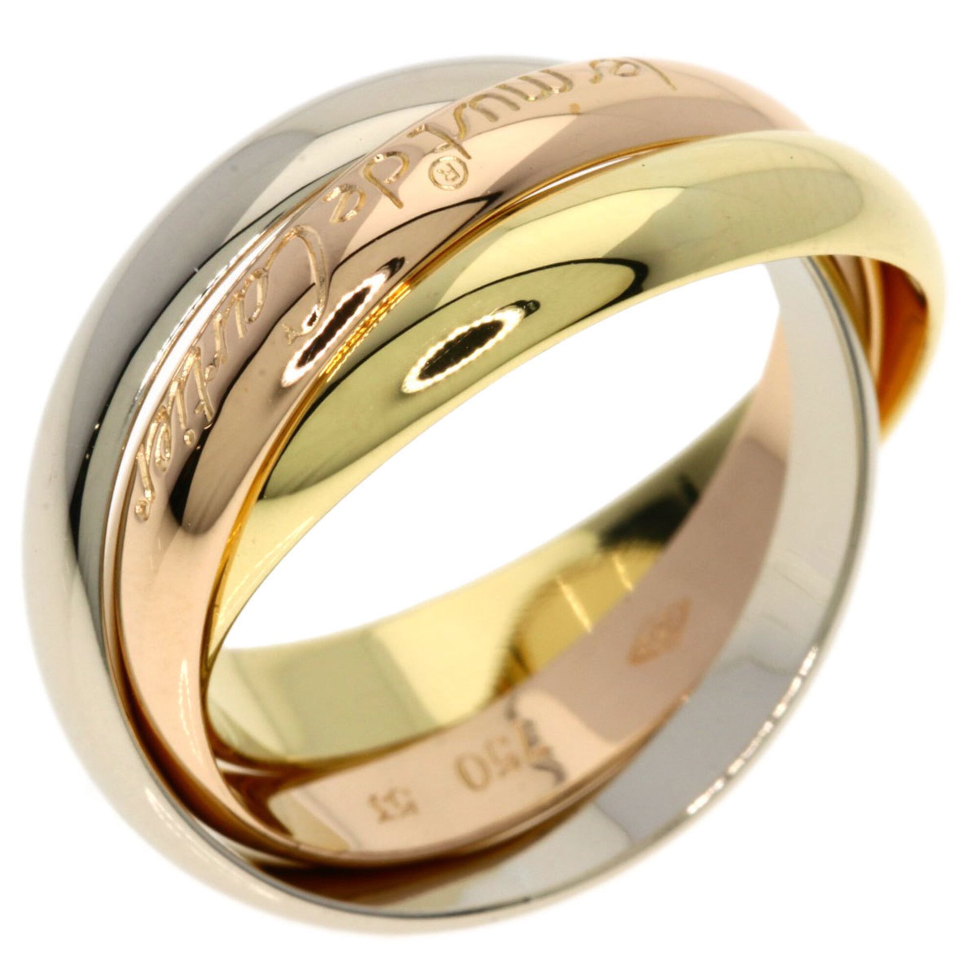 Cartier Yellow Gold (18K) Pink Gold (18K) White Gold (18K) Band Ring (Pre-Owned)