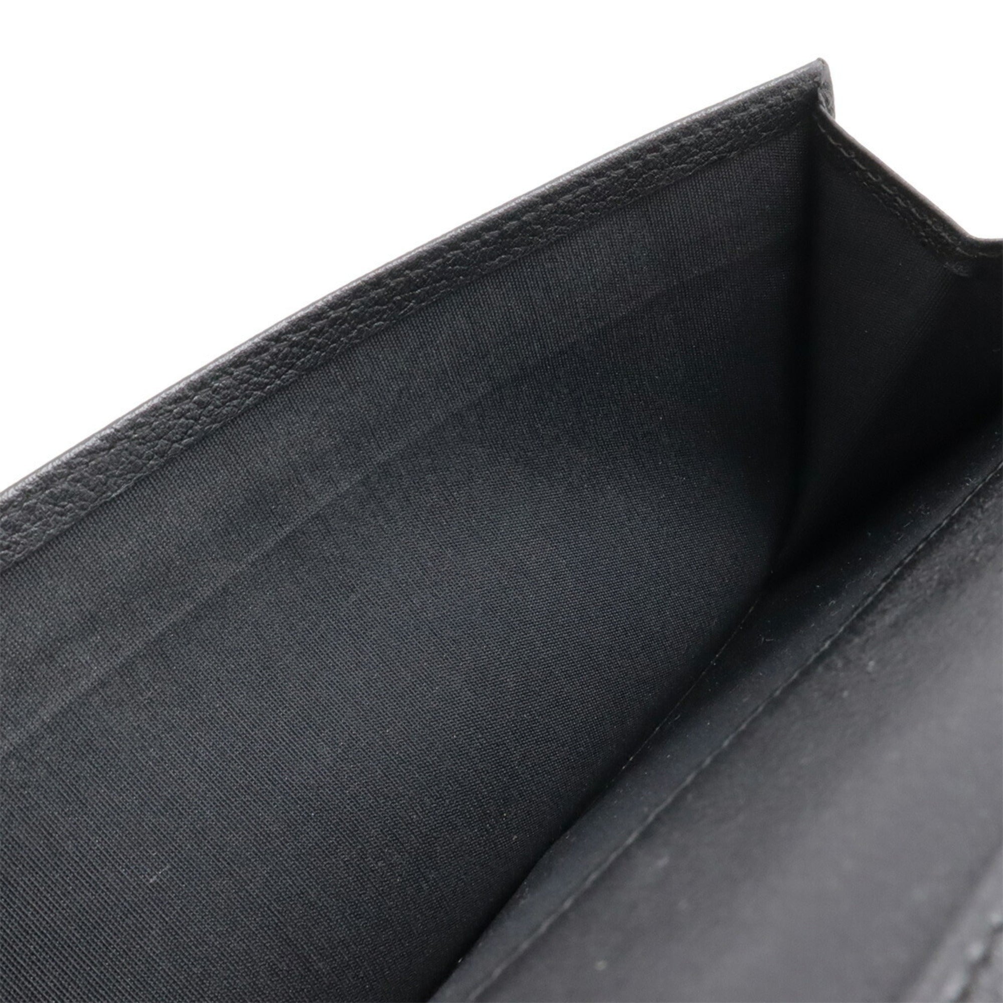 Chanel Black Leather Coin Purse/Coin Case (Pre-Owned)
