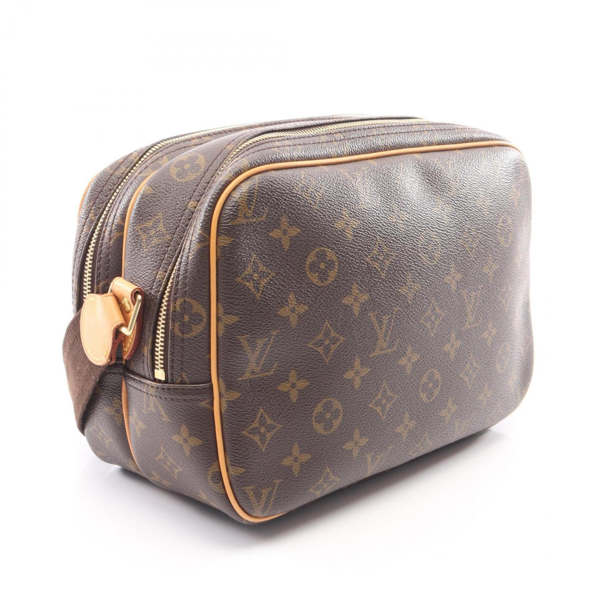 Louis Vuitton Brown Pvc Leather Handbag Shoulder Bag (Pre-Owned)