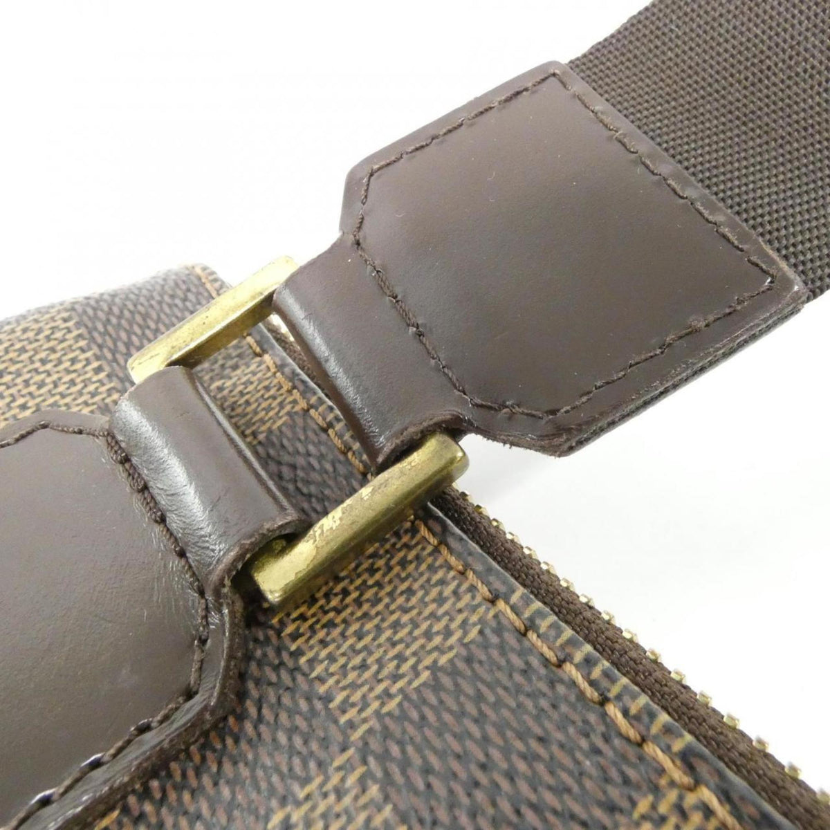 Louis Vuitton Brown Coated Canvas Pochette Shoulder Bag (Pre-Owned)
