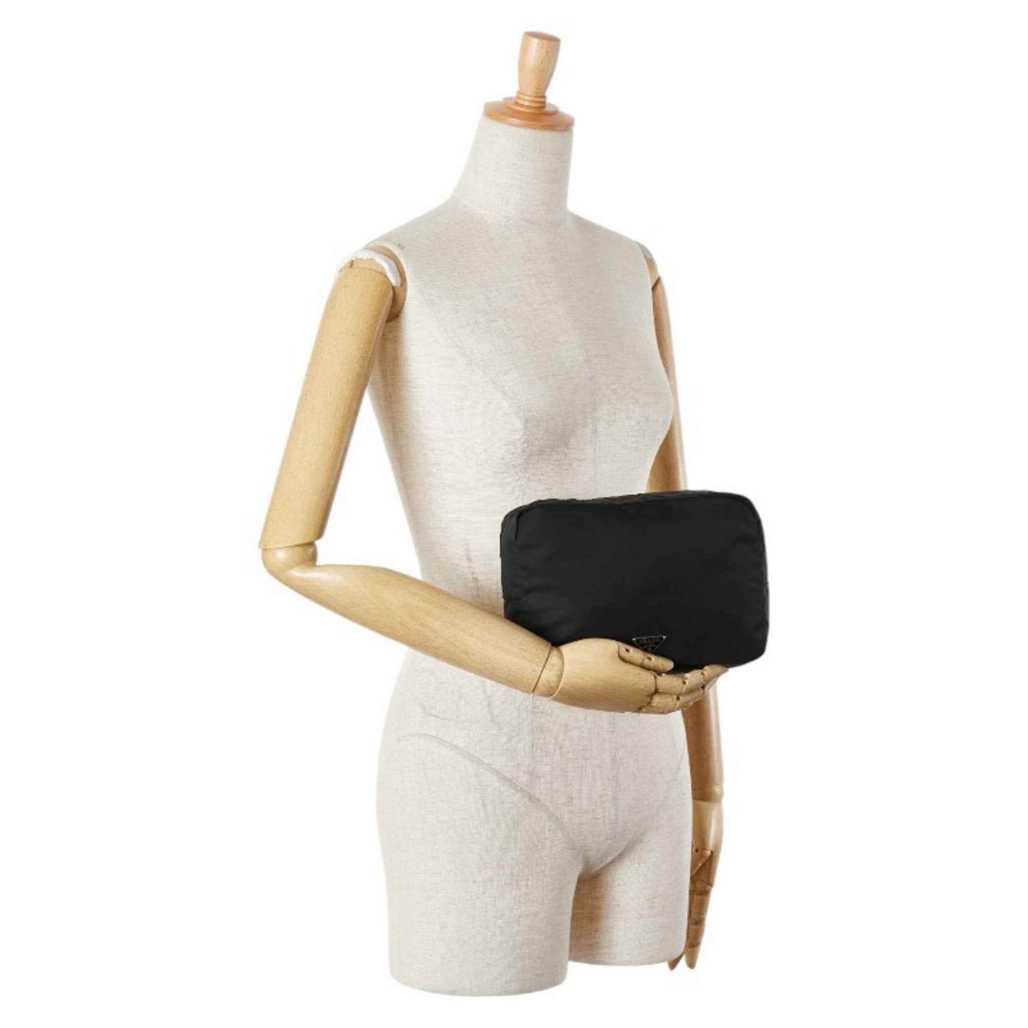Prada Black Nylon Pouch (Pre-Owned)