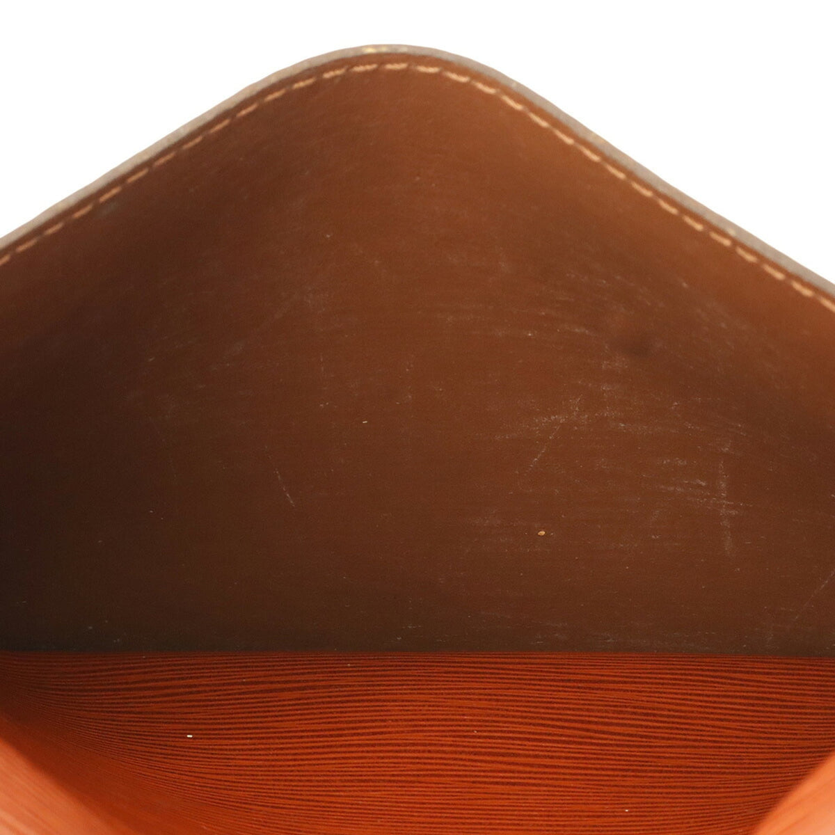Louis Vuitton Brown Galle White Epi Leather Shoulder Bag (Pre-Owned)