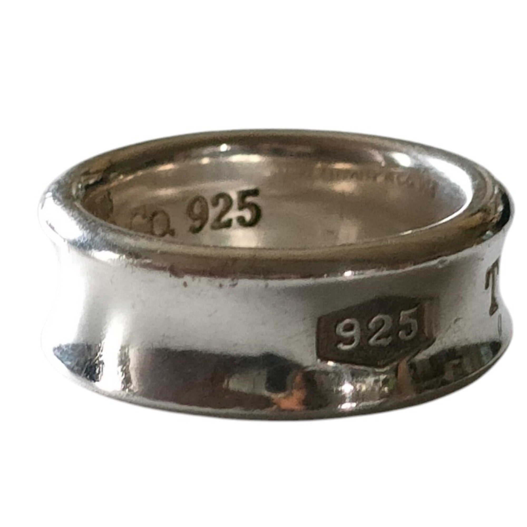 Tiffany Silver Silver 925 Band Ring (Pre-Owned)