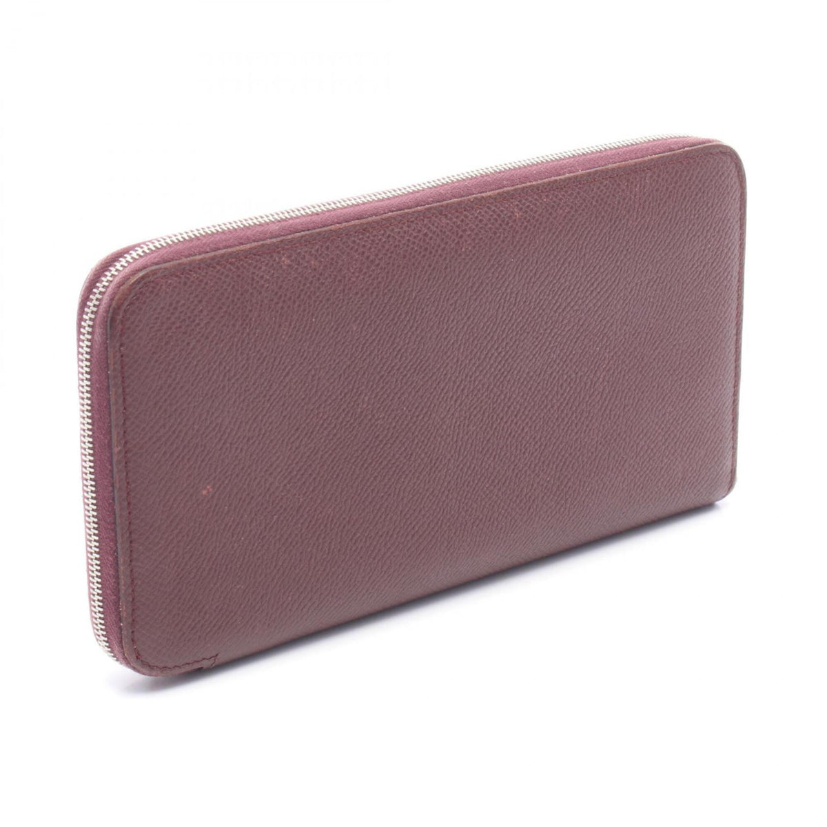 Hermes Bordeaux Epsom Leather Long Wallet (Bi-Fold) (Pre-Owned)