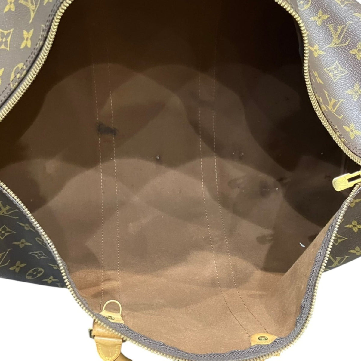Louis Vuitton Brown Galle Monogram Monogram Boston Bag (Pre-Owned)