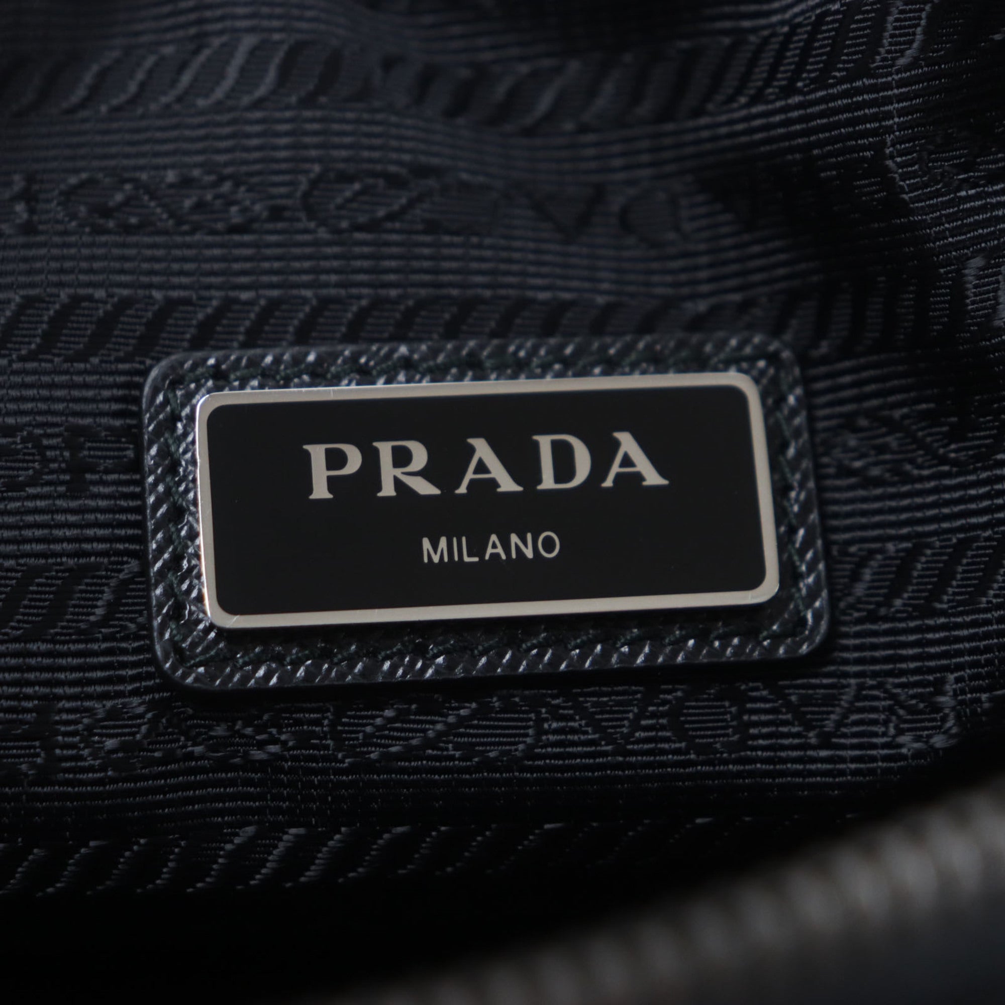 Prada Black Nylon Saffiano Shoulder Bag (Pre-Owned)