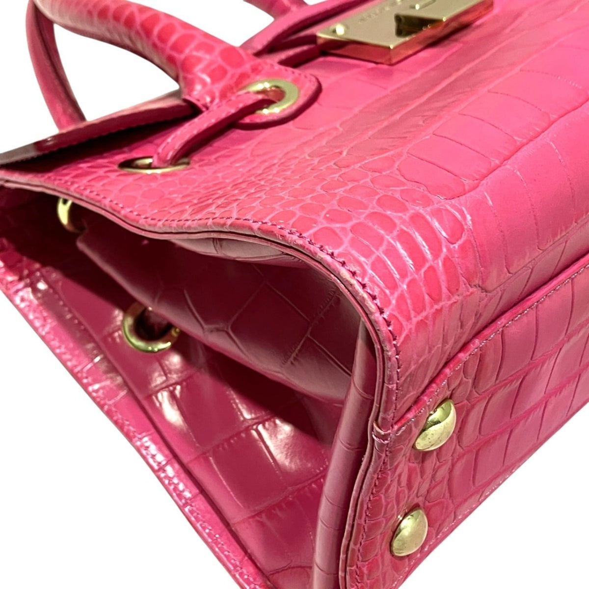 Jimmy Choo Pink Leather Handbag (Pre-Owned)