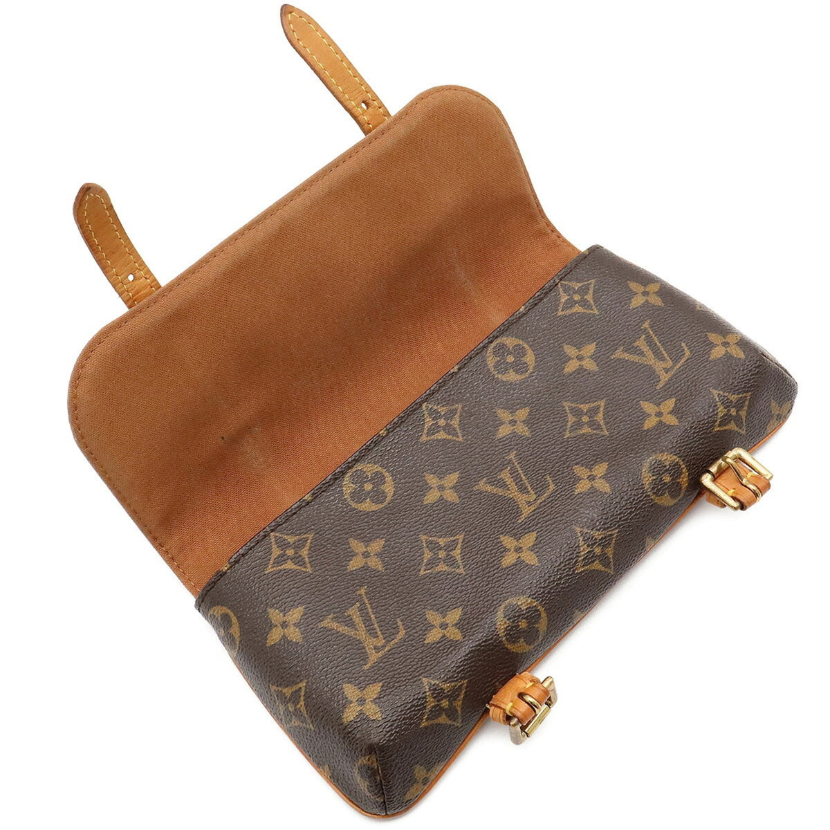 Louis Vuitton Monogram Brown Monogram Monogram Clutch Bag Pochette Pouch Sling Bag (Pre-Owned)