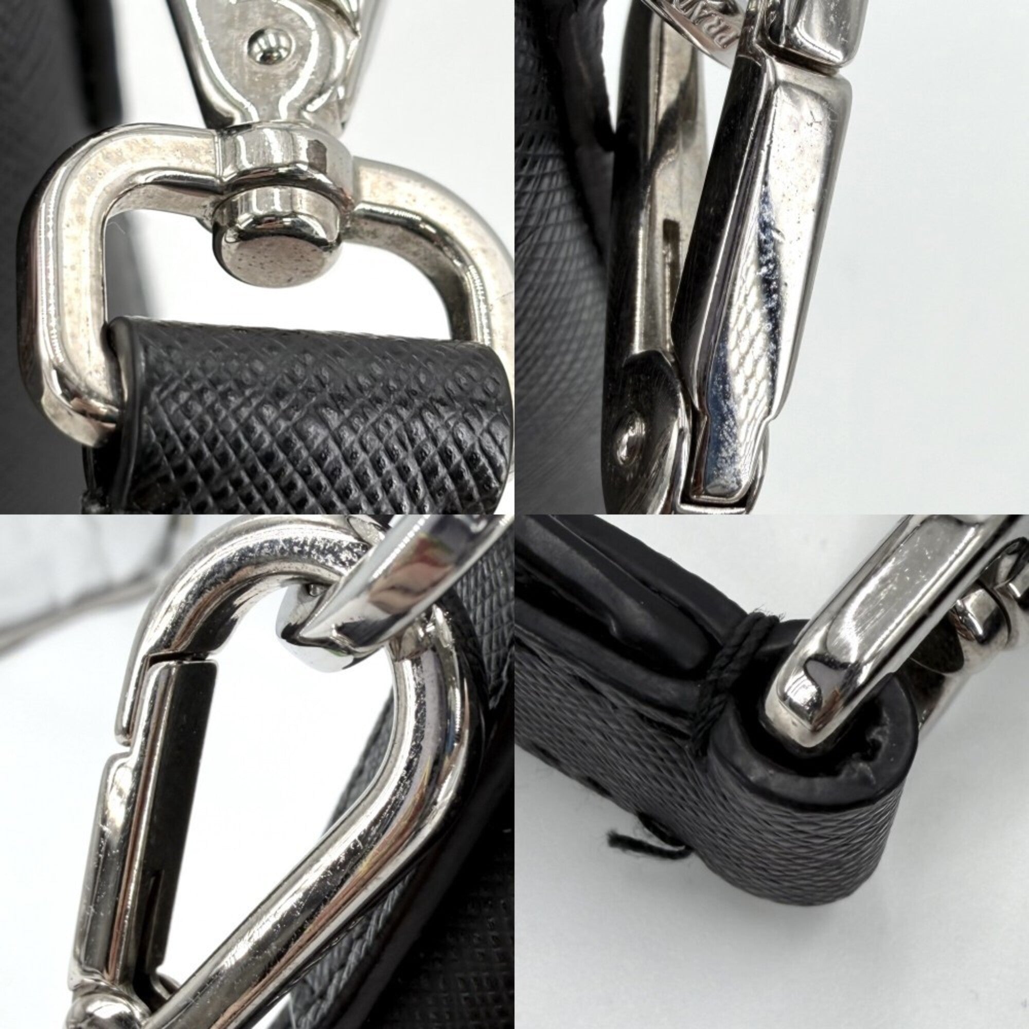 Prada Black Leather Shoulder Bag (Pre-Owned)