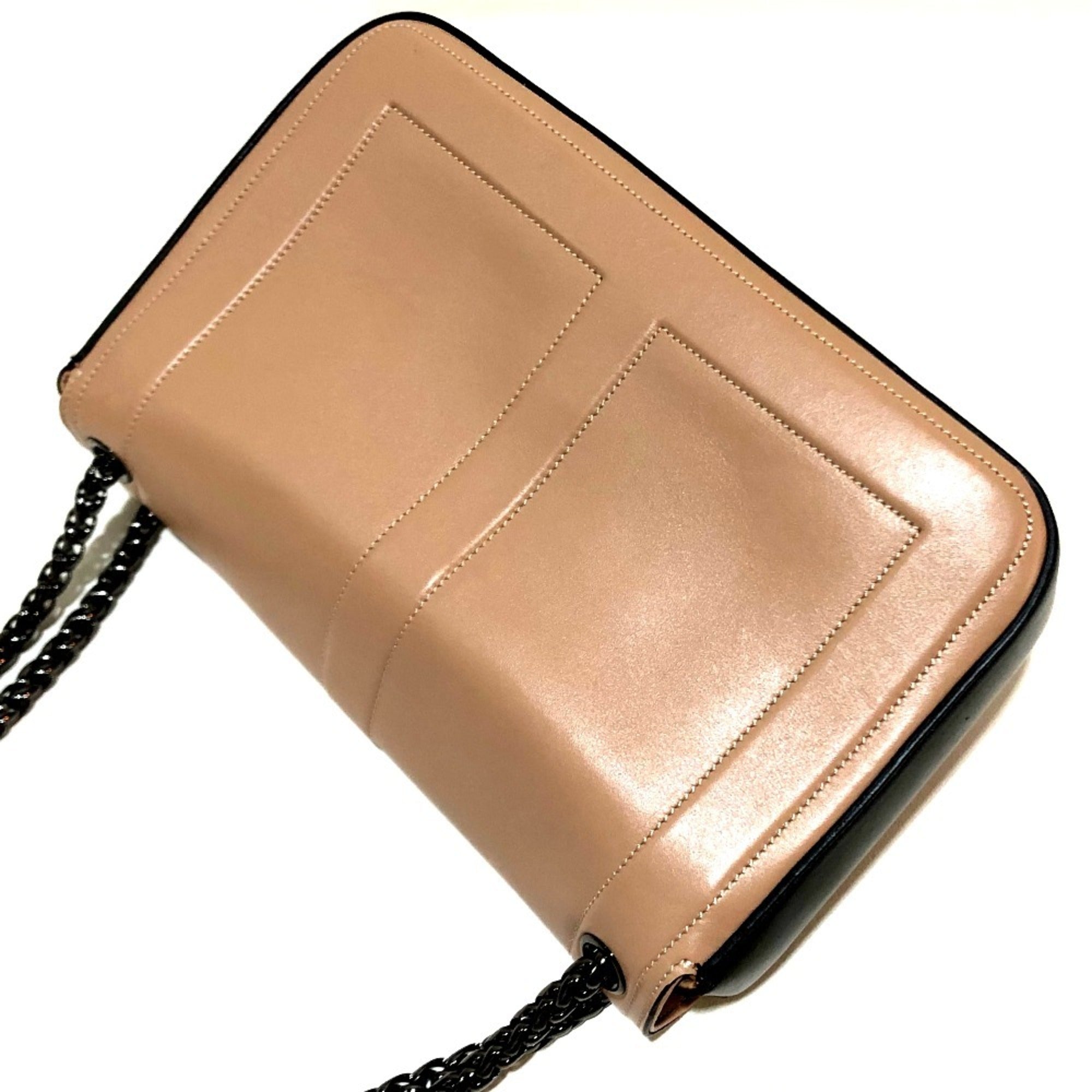 Christian Louboutin Beige Leather Shoulder Bag (Pre-Owned)