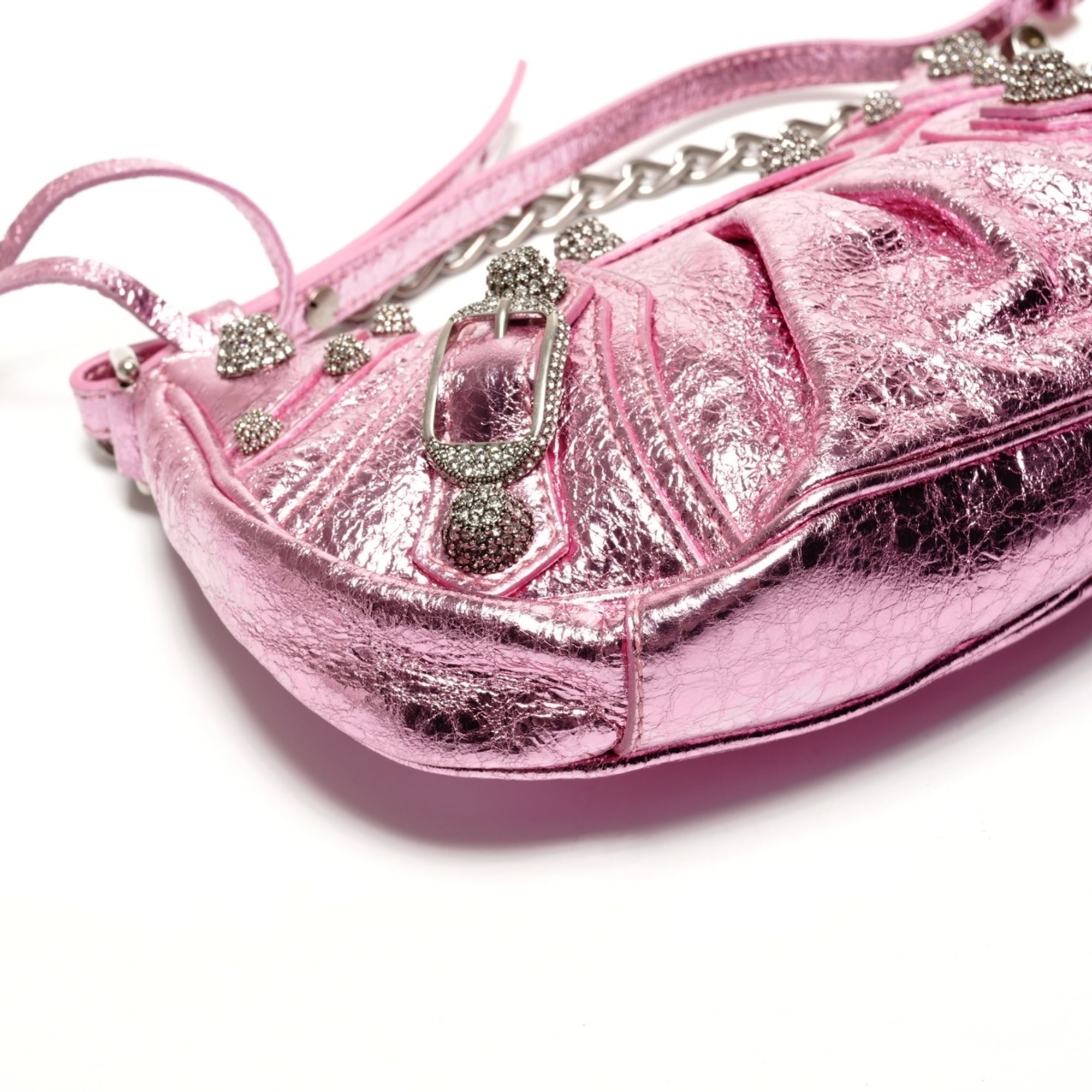 Balenciaga Metallic Pink Shoulder Bag (Pre-Owned)