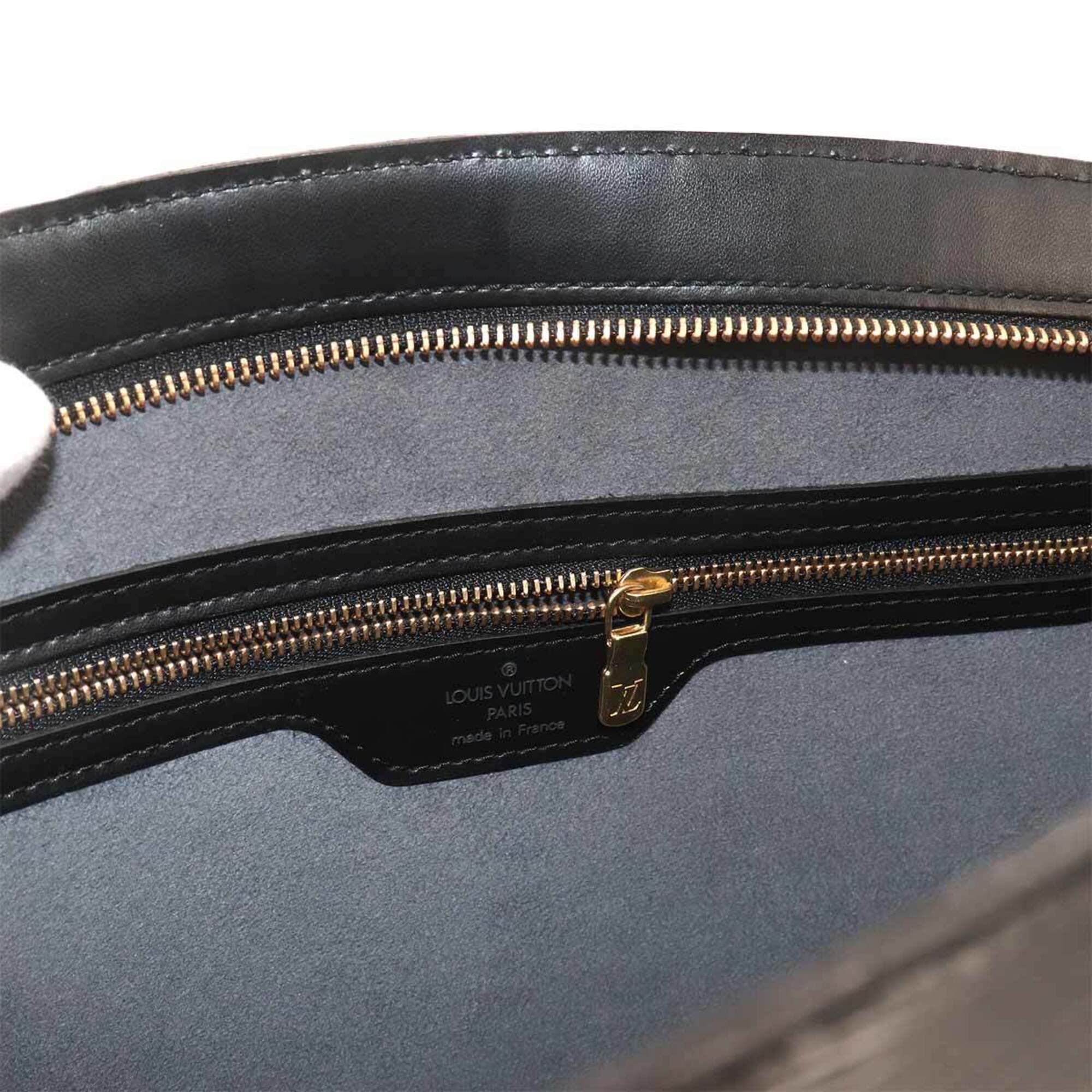 Louis Vuitton Black Noir Epi Leather Handbag Tote Bag (Pre-Owned)