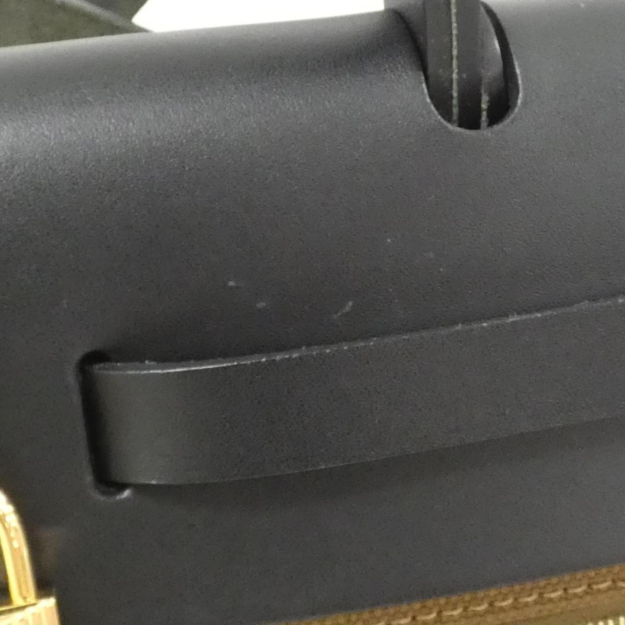 Hermes Alezan Black Handbag Pouch (Pre-Owned)