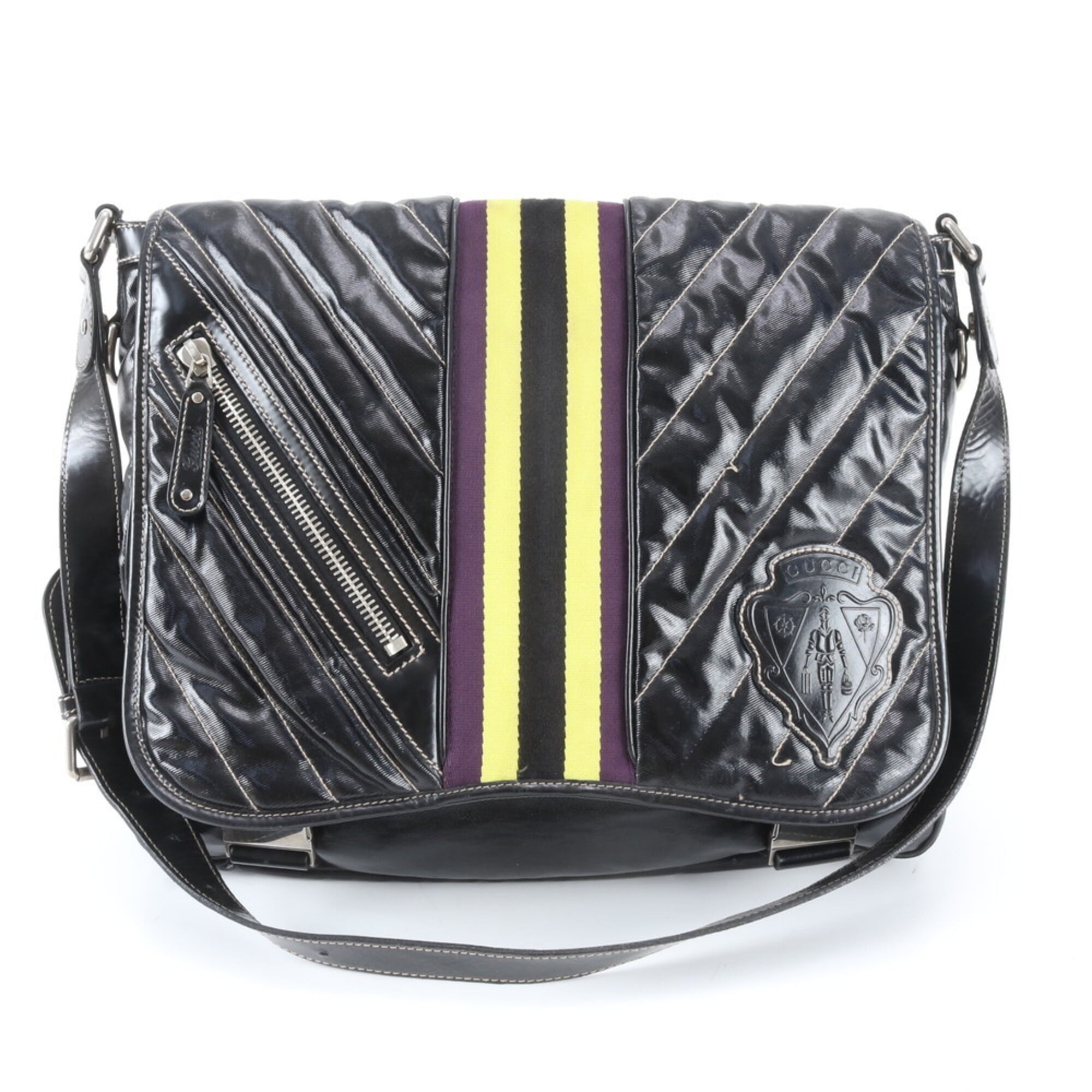 Gucci Black Quilting Shoulder Bag (Pre-Owned)