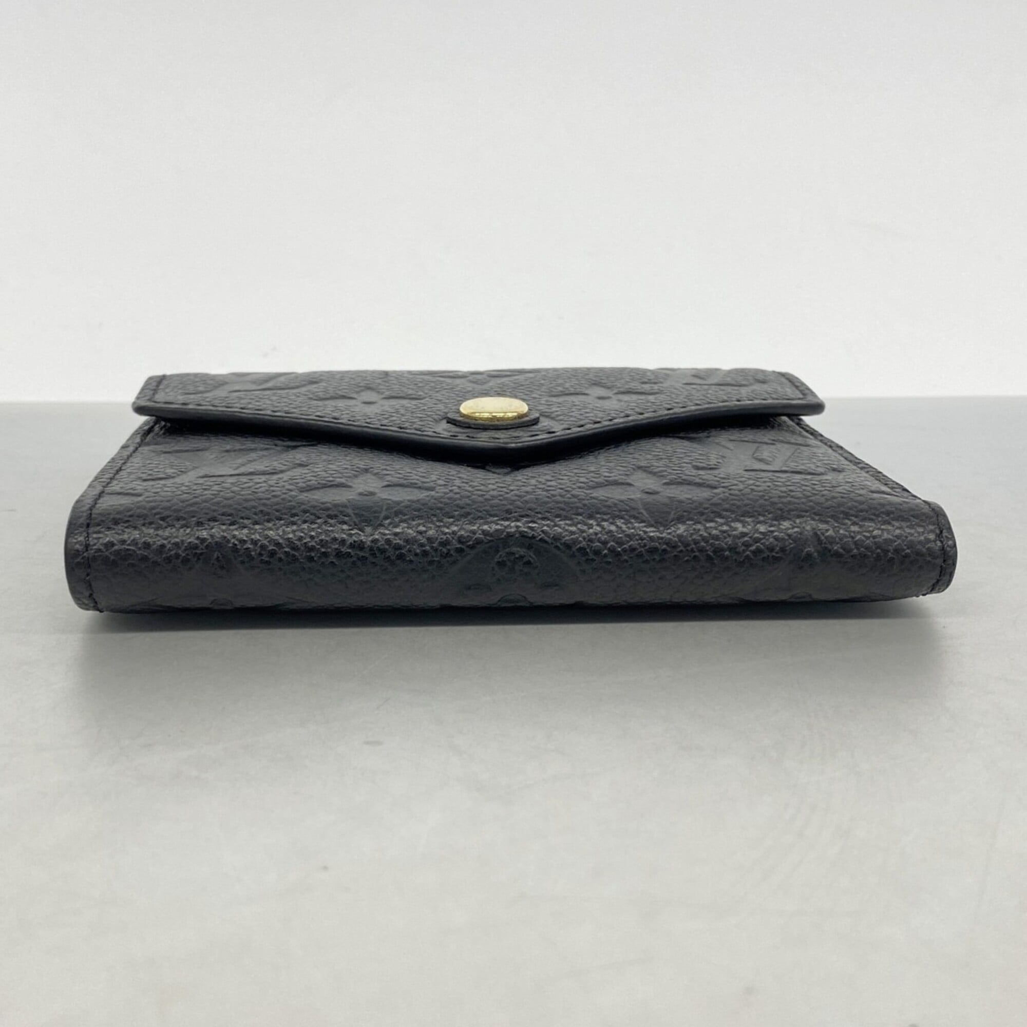 Louis Vuitton Noir Wallet (Tri-Fold) (Pre-Owned)