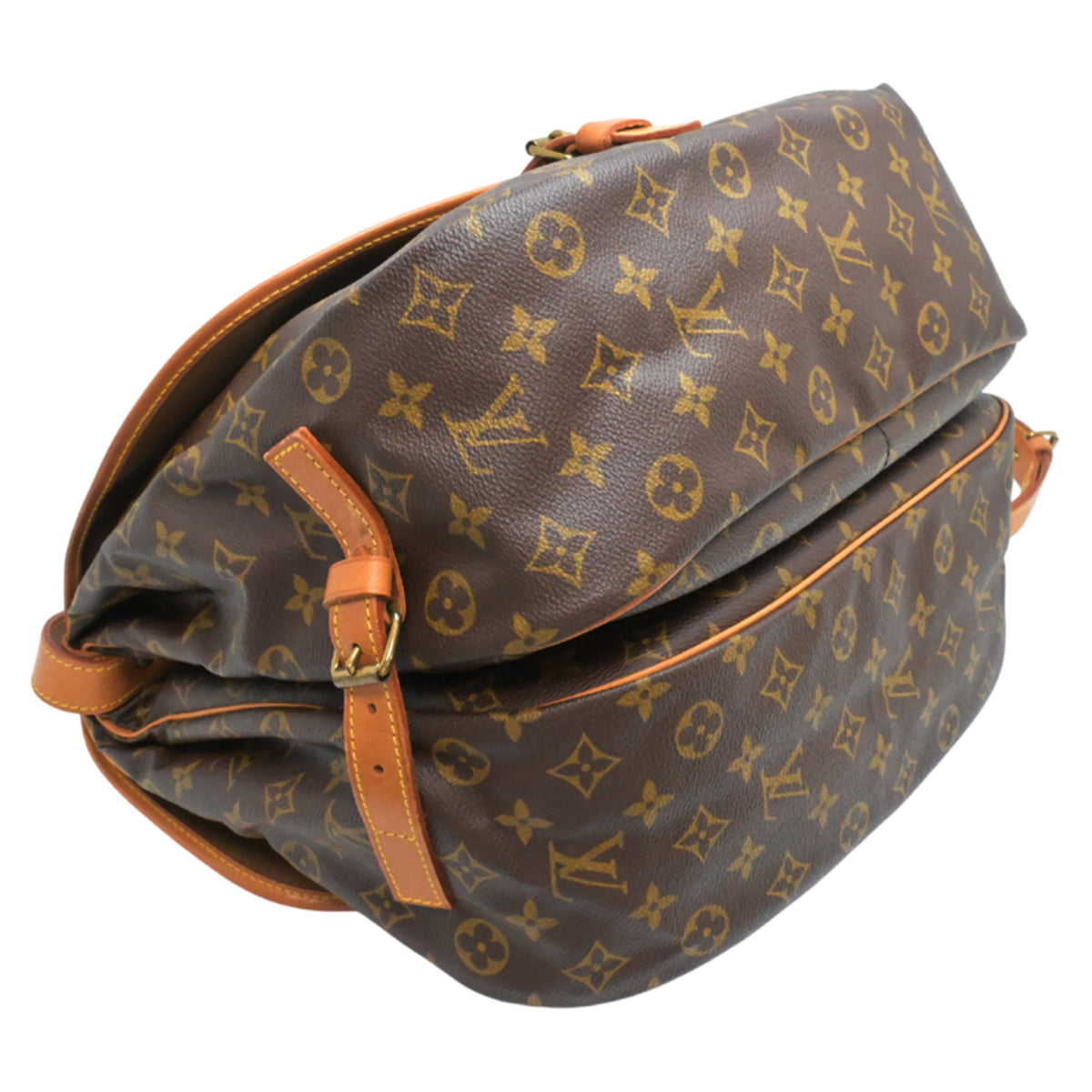Louis Vuitton Brown Monogram Shoulder Bag (Pre-Owned)
