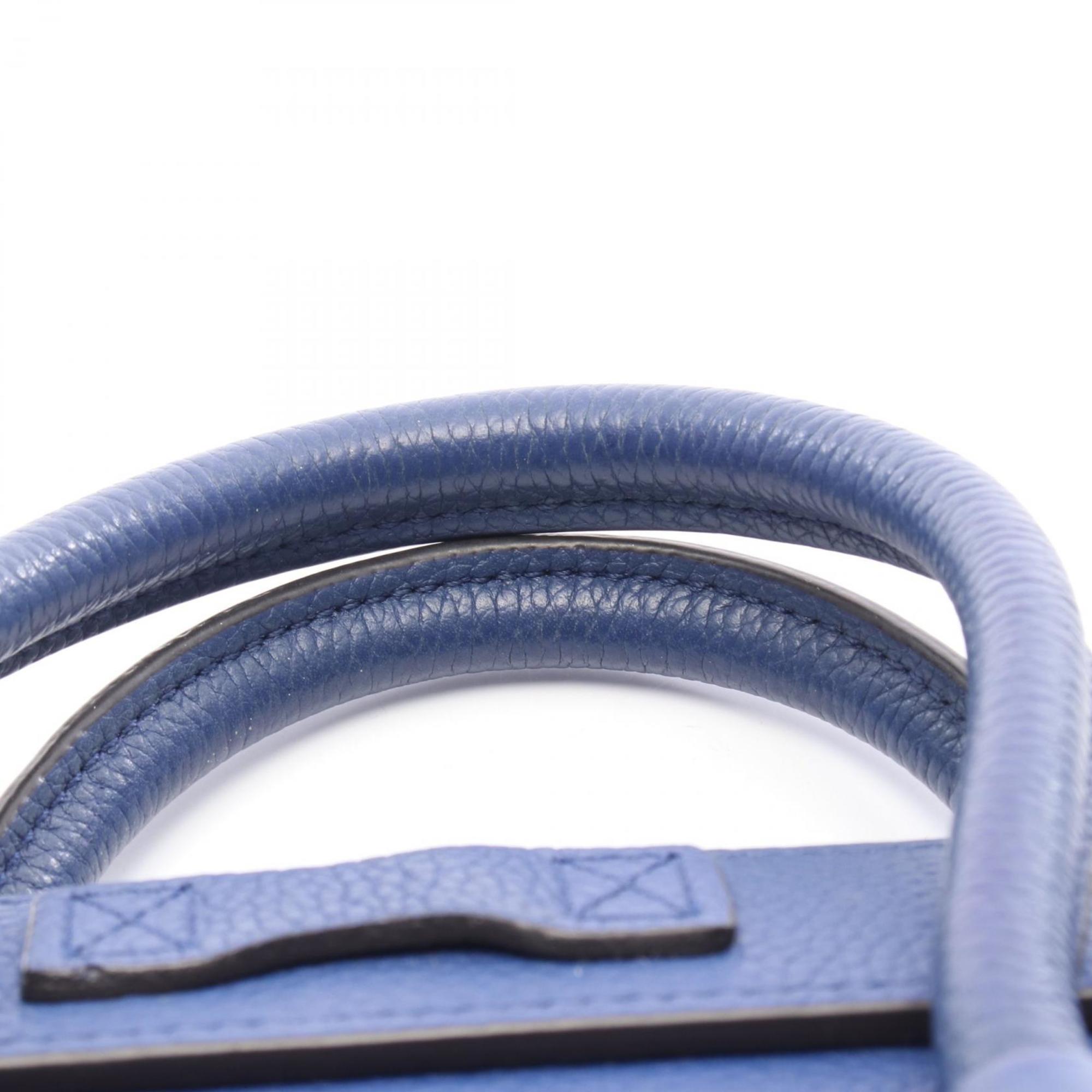 Celine Blue Leather Handbag (Pre-Owned)