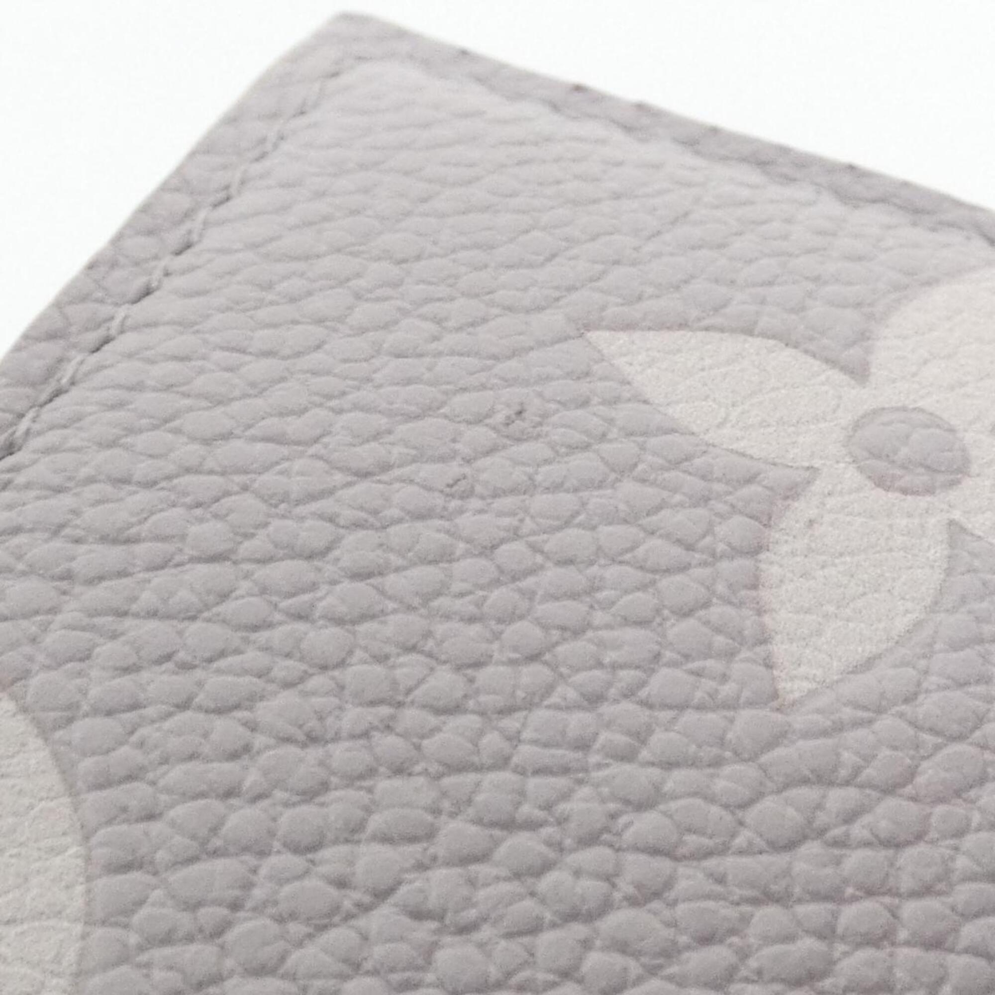 Louis Vuitton Gray Leather Wallet (Bi-Fold) (Pre-Owned)