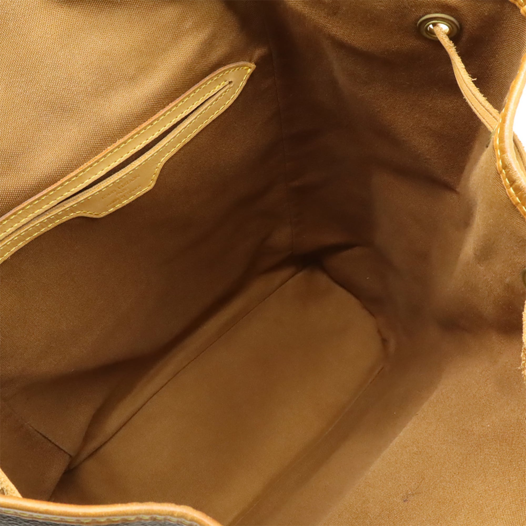 Louis Vuitton Brown Monogram Canvas Pvc Coated Canvas Backpack Shoulder Bag (Pre-Owned)