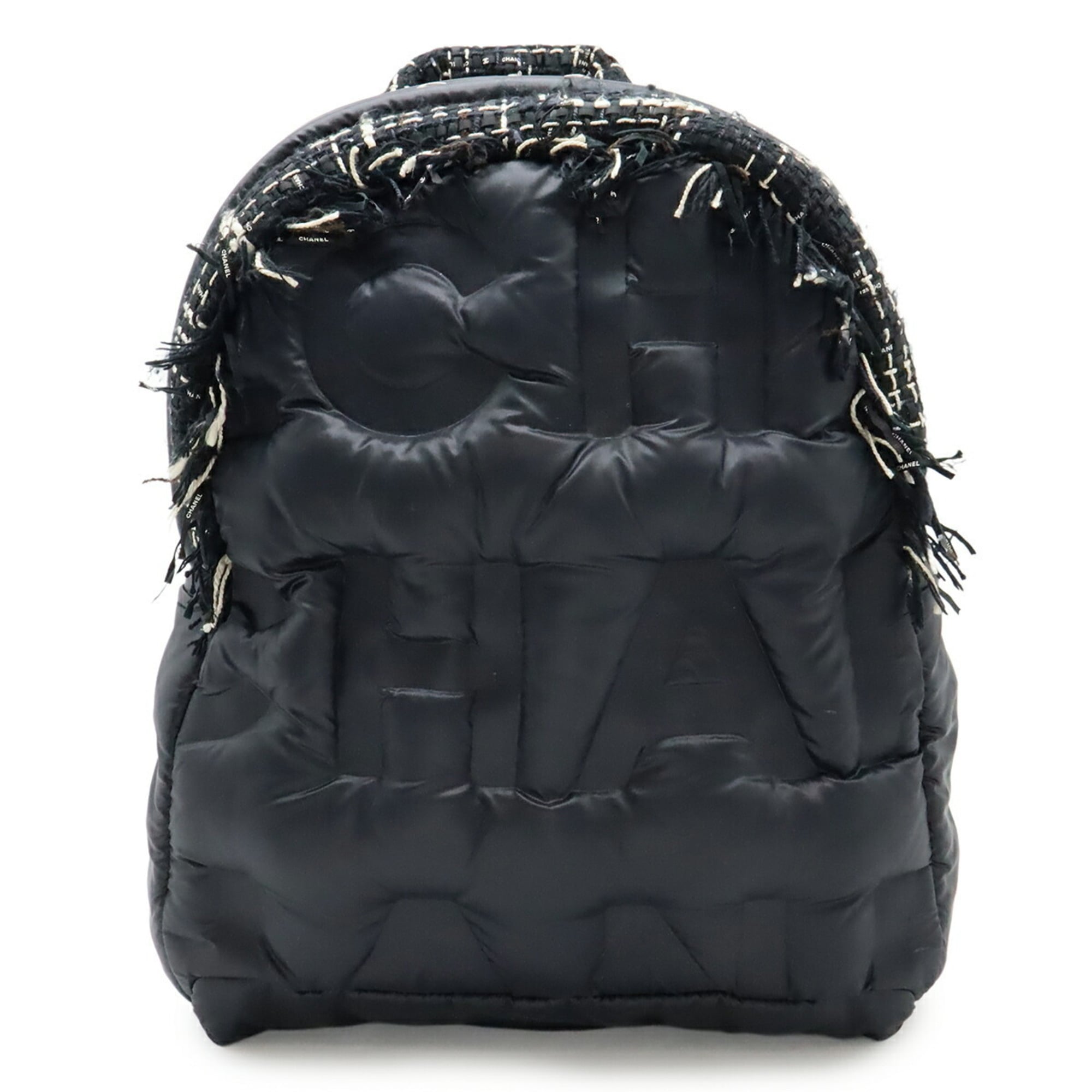 Chanel Black Nylon Backpack (Pre-Owned)