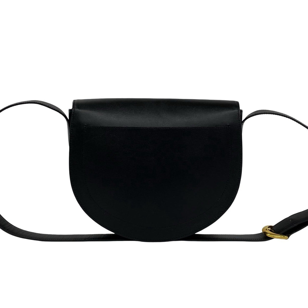 Christian Dior Black Leather Pochette Shoulder Bag (Pre-Owned)