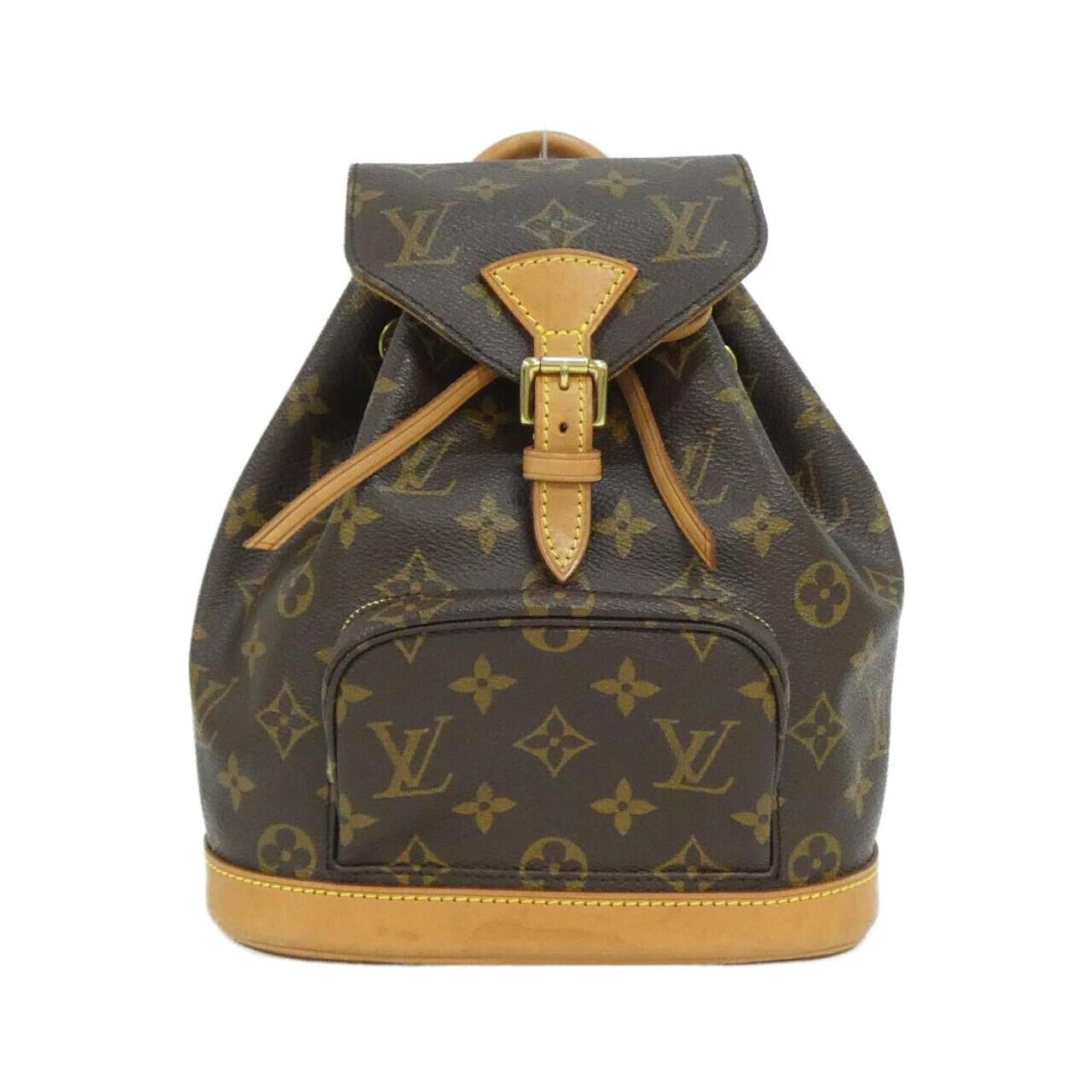 Louis Vuitton Marron Coated Canvas Backpack (Pre-Owned)