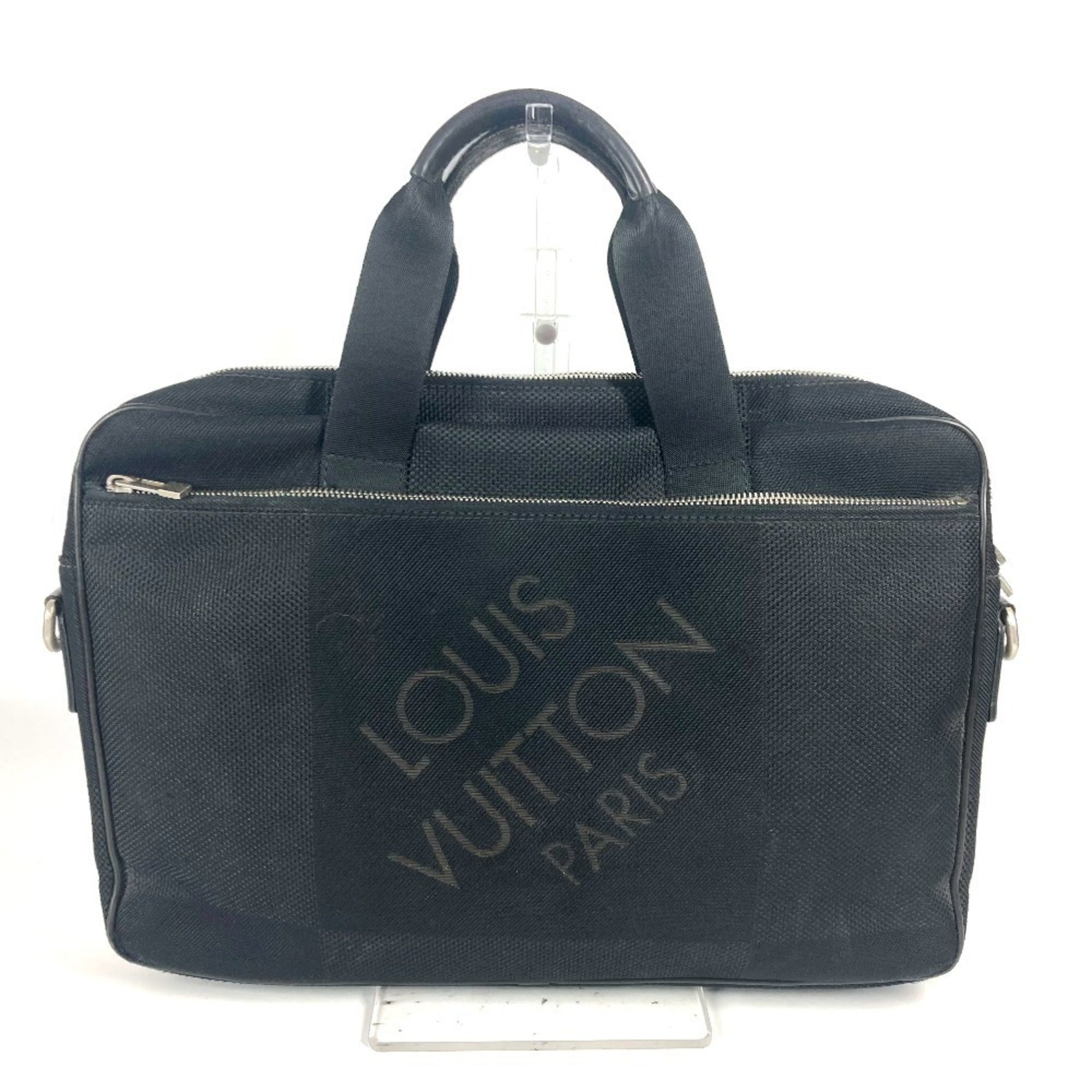 Louis Vuitton Black Noir Damier Geant Handbag Tote Bag (Pre-Owned)