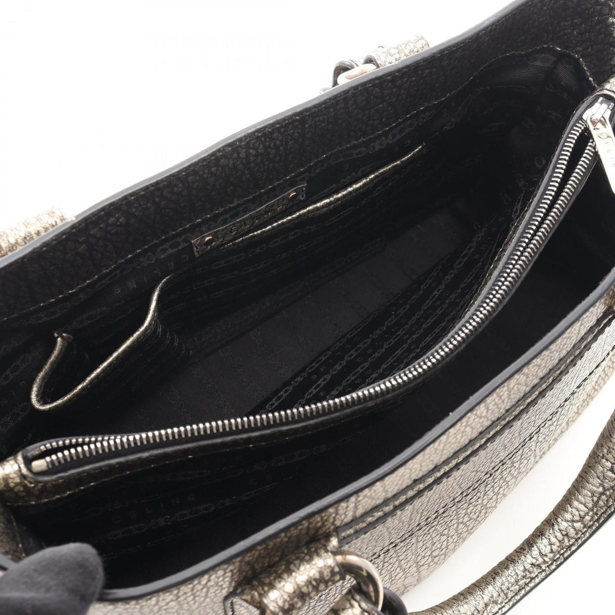 Celine Gold Leather Handbag (Pre-Owned)