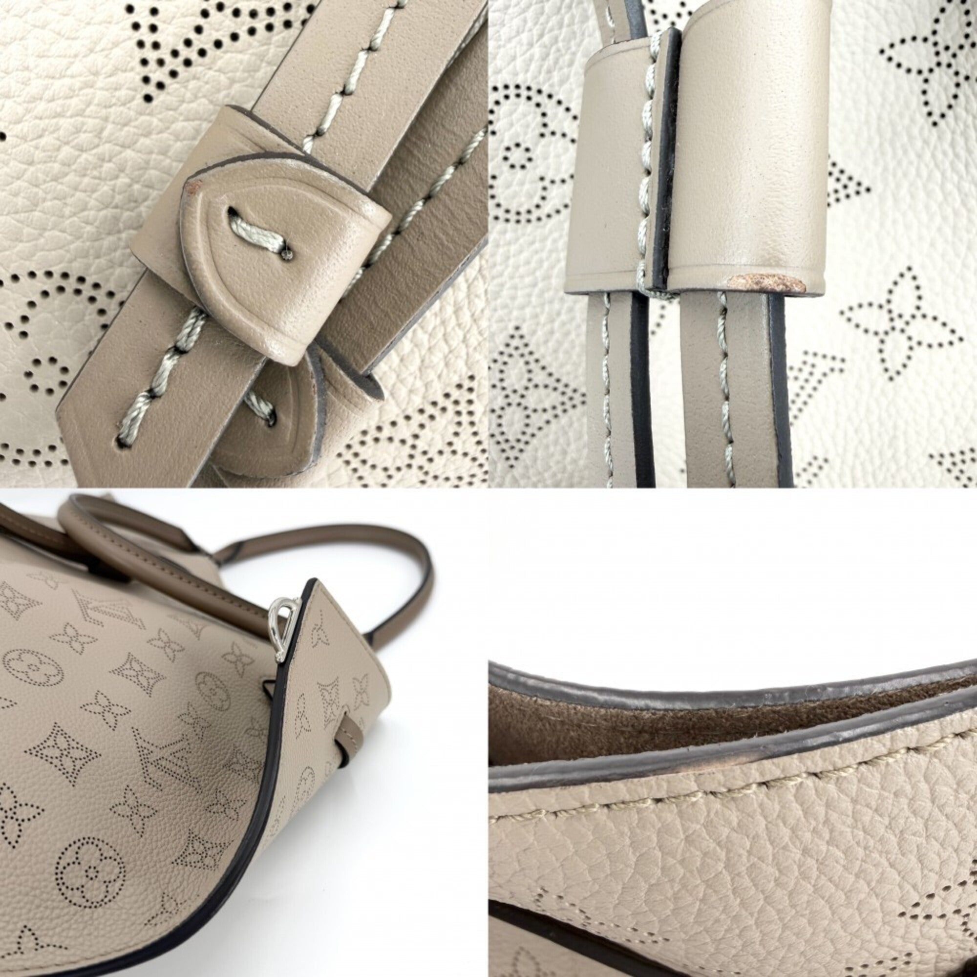 Louis Vuitton Galle Mahina Leather Leather Shoulder Bag Tote Bag (Pre-Owned)