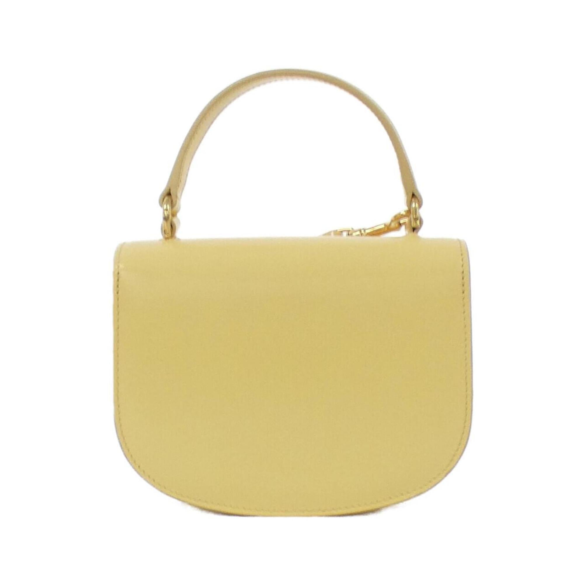 Celine Gold Leather Shoulder Bag (Pre-Owned)
