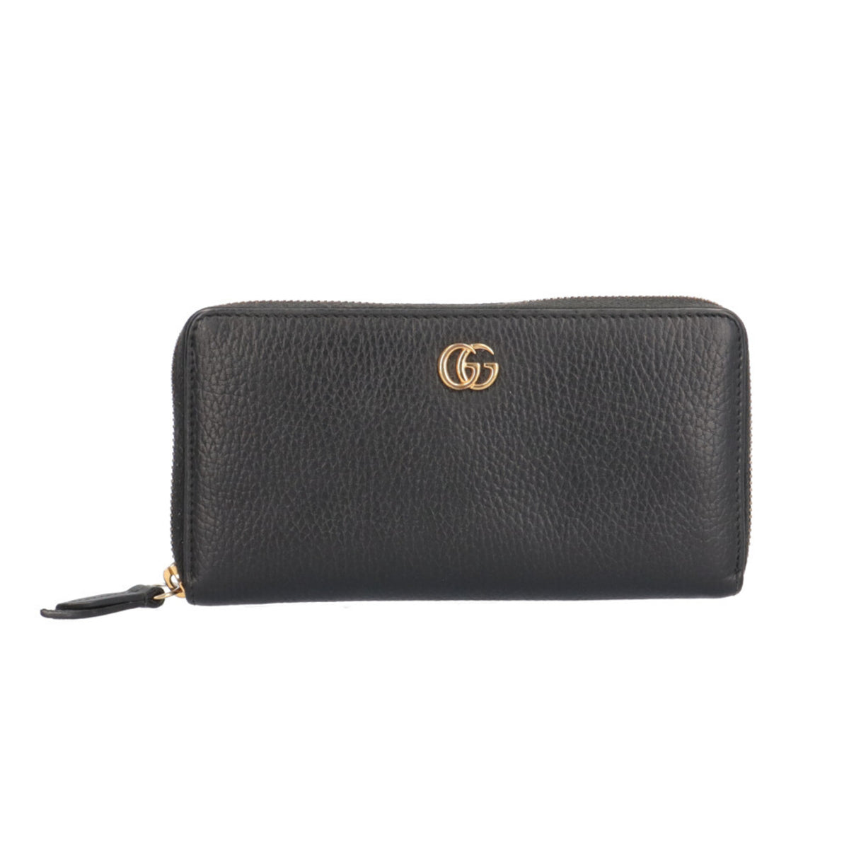 Gucci Black Leather Long Wallet (Bi-Fold) (Pre-Owned)