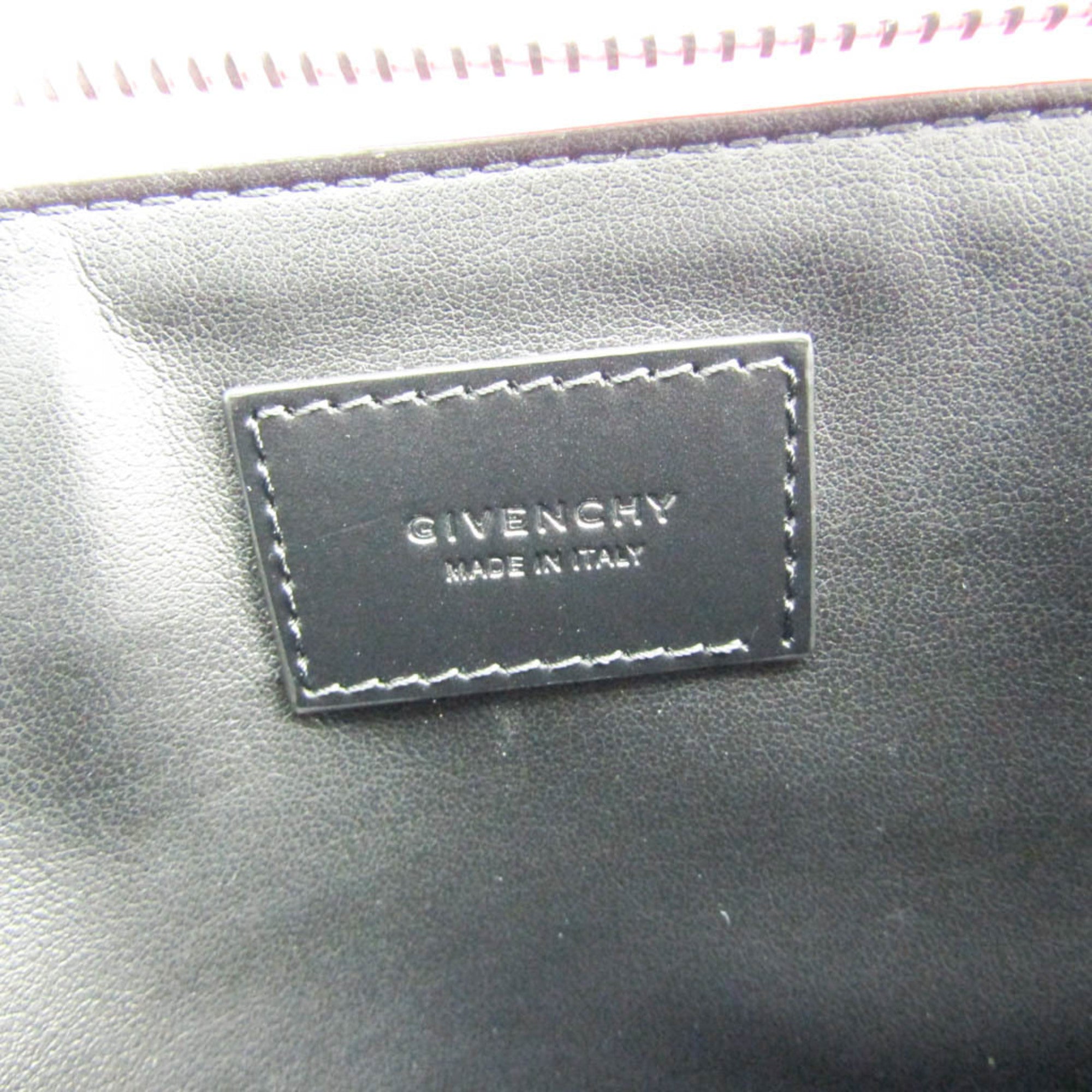 Givenchy Pink Leather Clutch Bag (Pre-Owned)