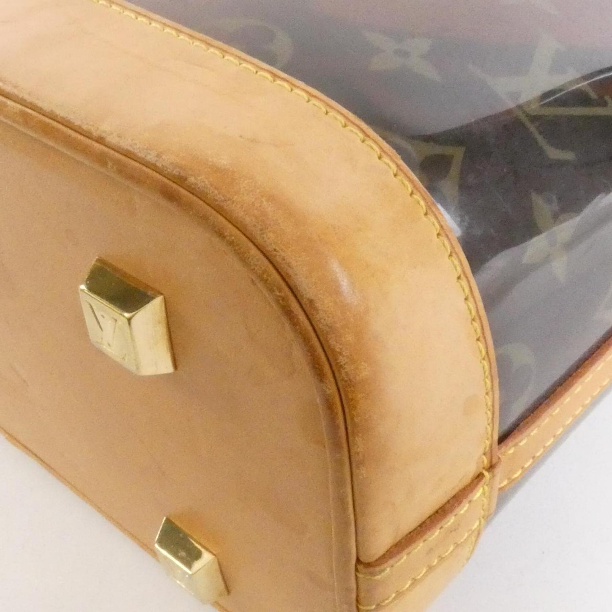 Louis Vuitton Brown Pvc Plastic Handbag (Pre-Owned)