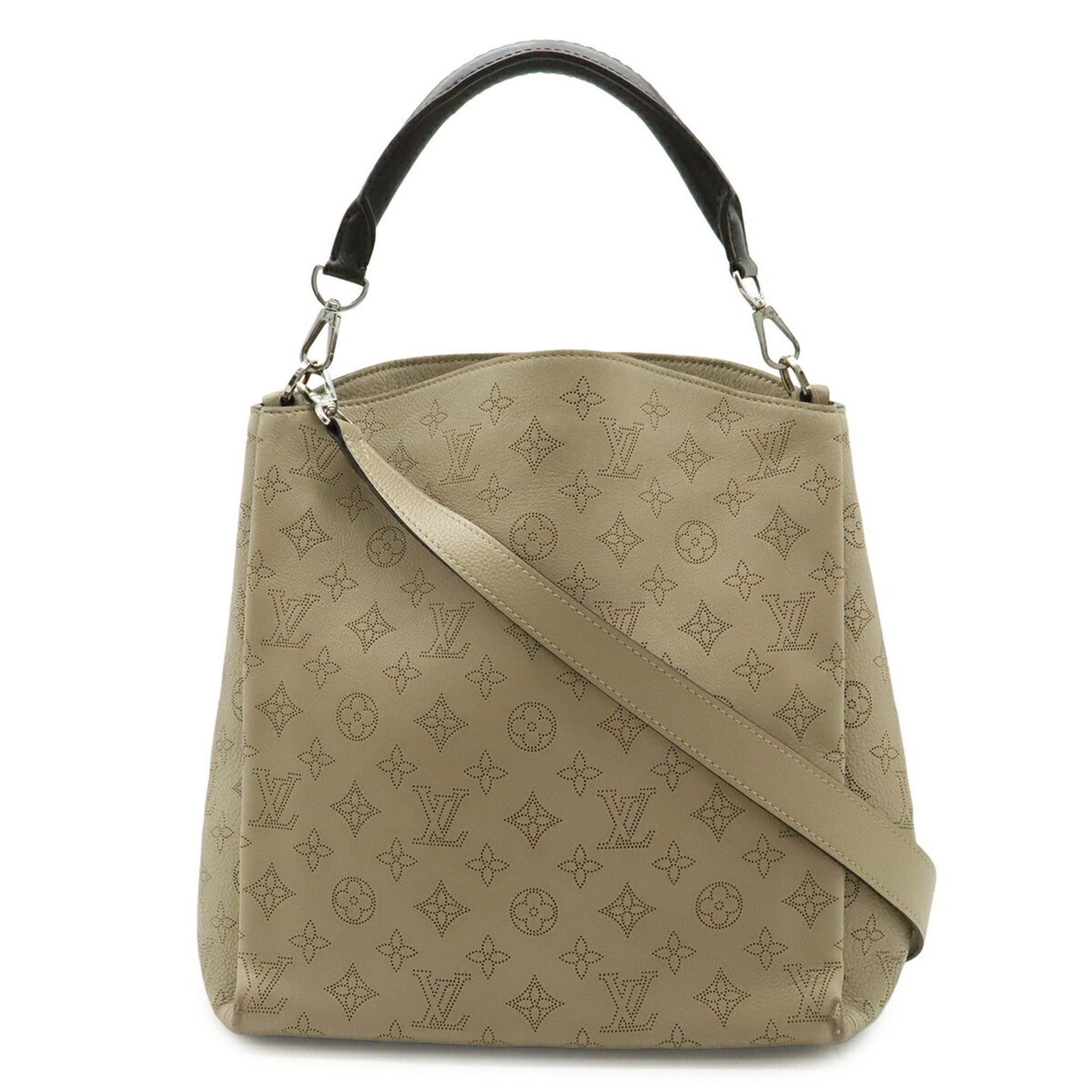 Louis Vuitton Beige Galle Mahina Leather Leather Shoulder Bag (Pre-Owned)