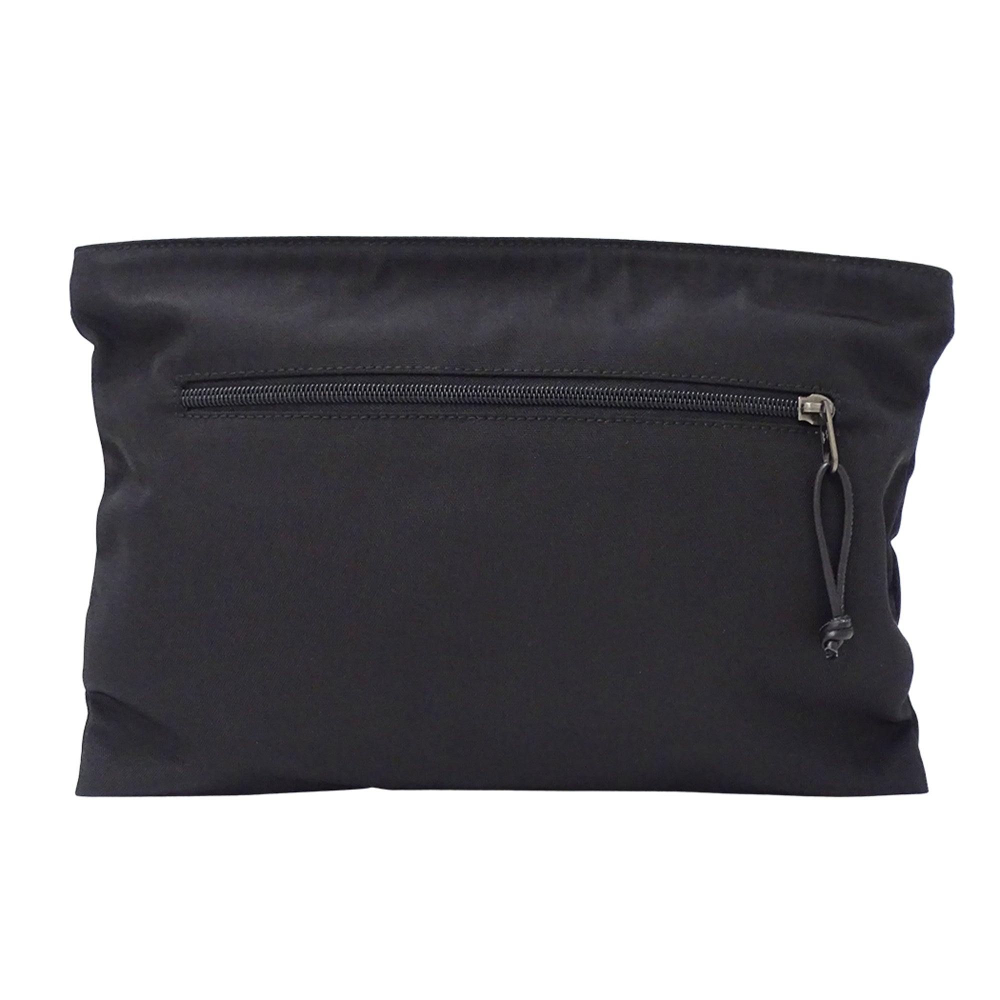 Balenciaga Black Nylon Clutch Bag Handbag Pouch (Pre-Owned)